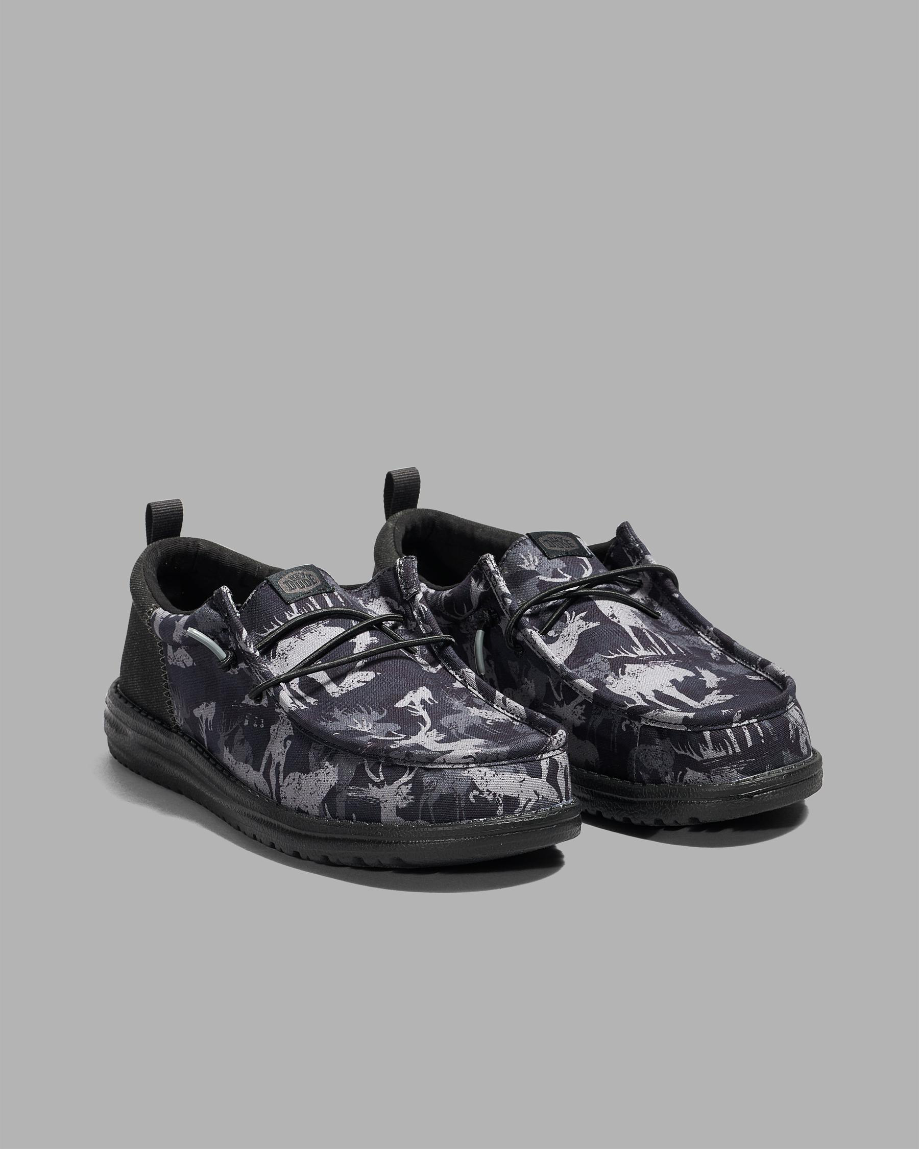 Wally Funk Hunt Camo Shoes