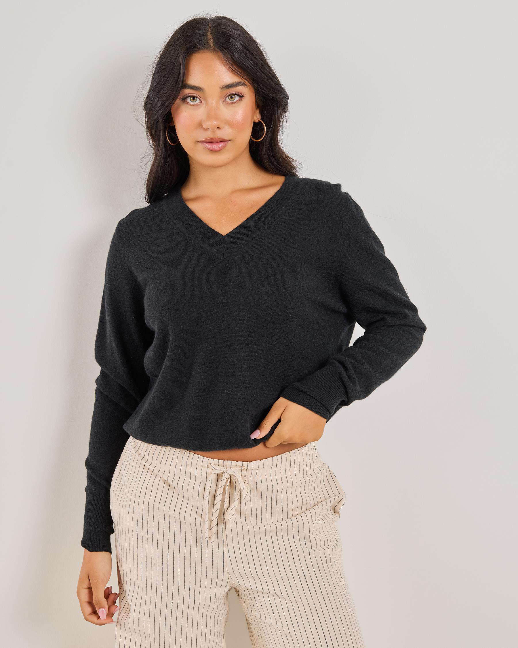 Lydia V Neck Knit Jumper