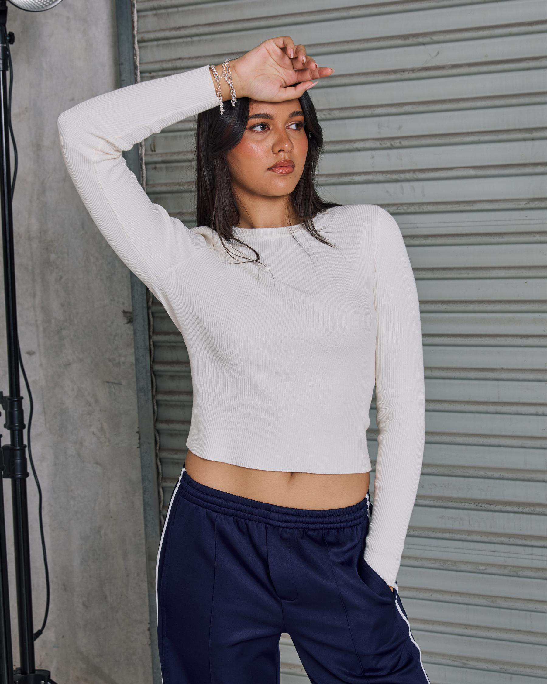 Kourtney Long Sleeve Knit Top