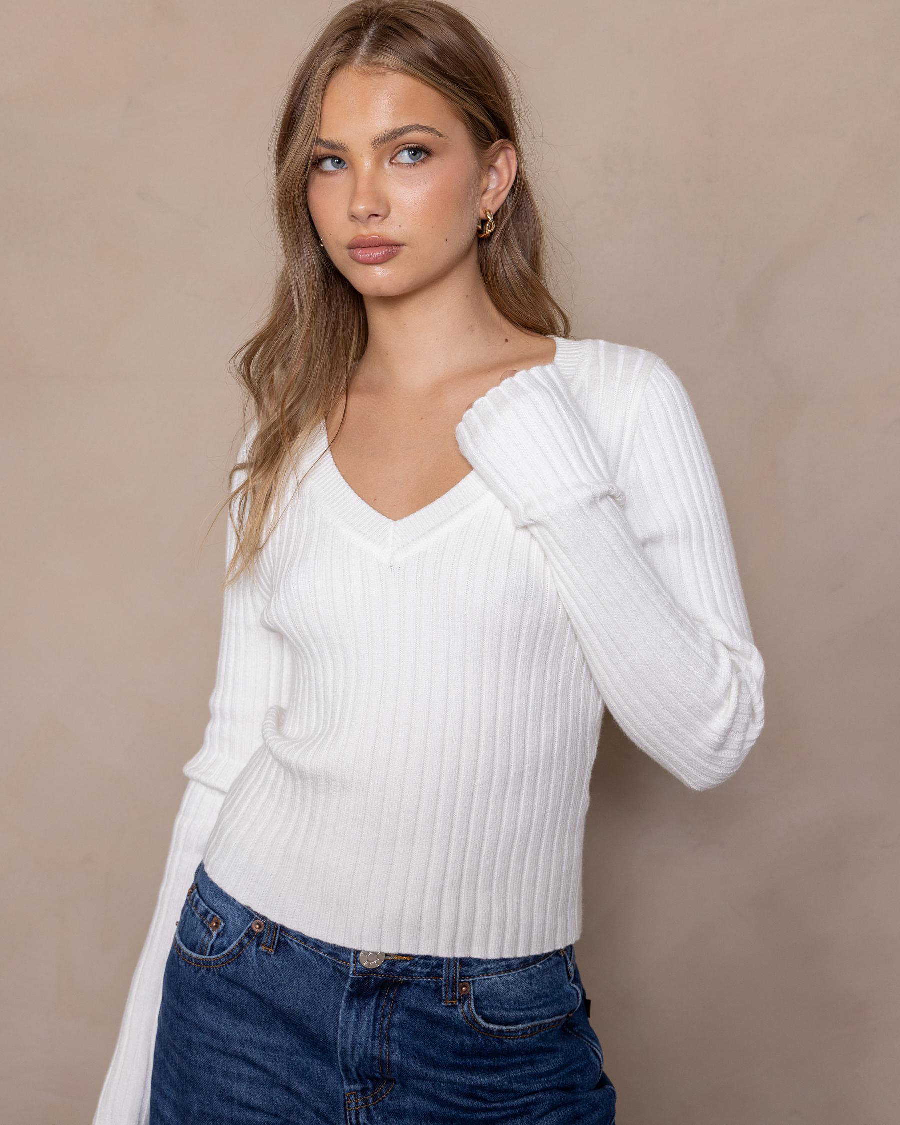 Khloe Long Sleeve Knit Top
