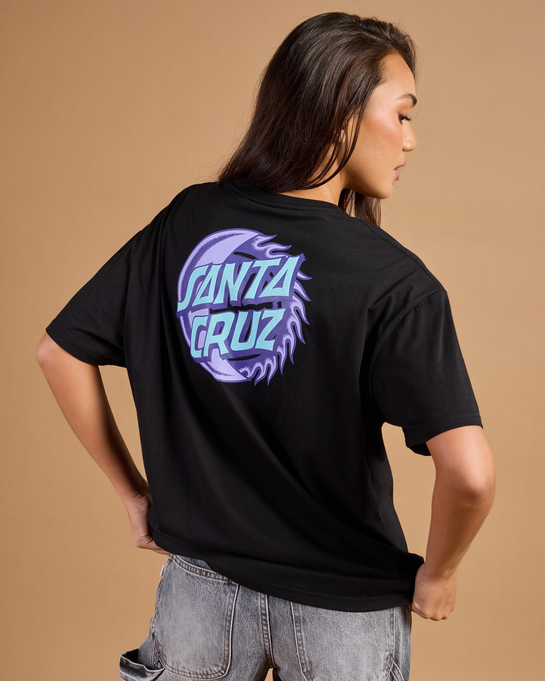 Eclipse Dot Strip Oversized T-Shirt