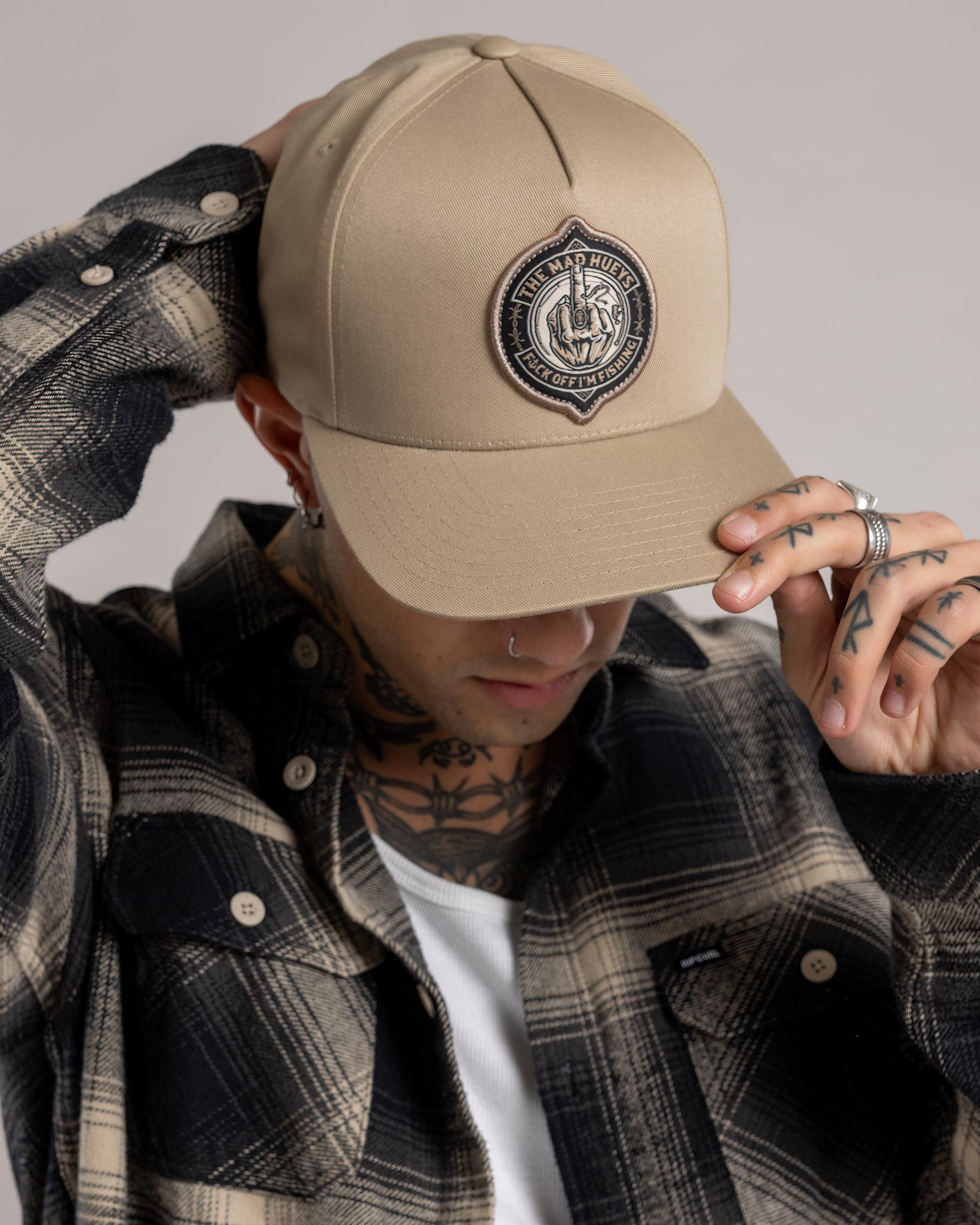 Fk Off Fish On Snapback Cap