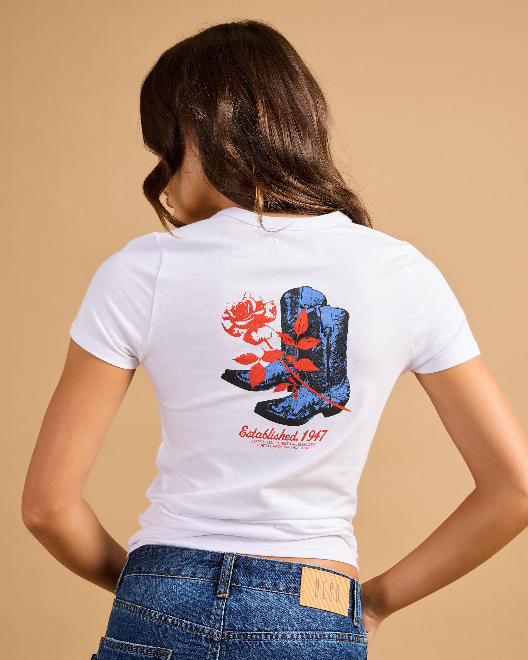 Boots N Roses Staple Baby Tee