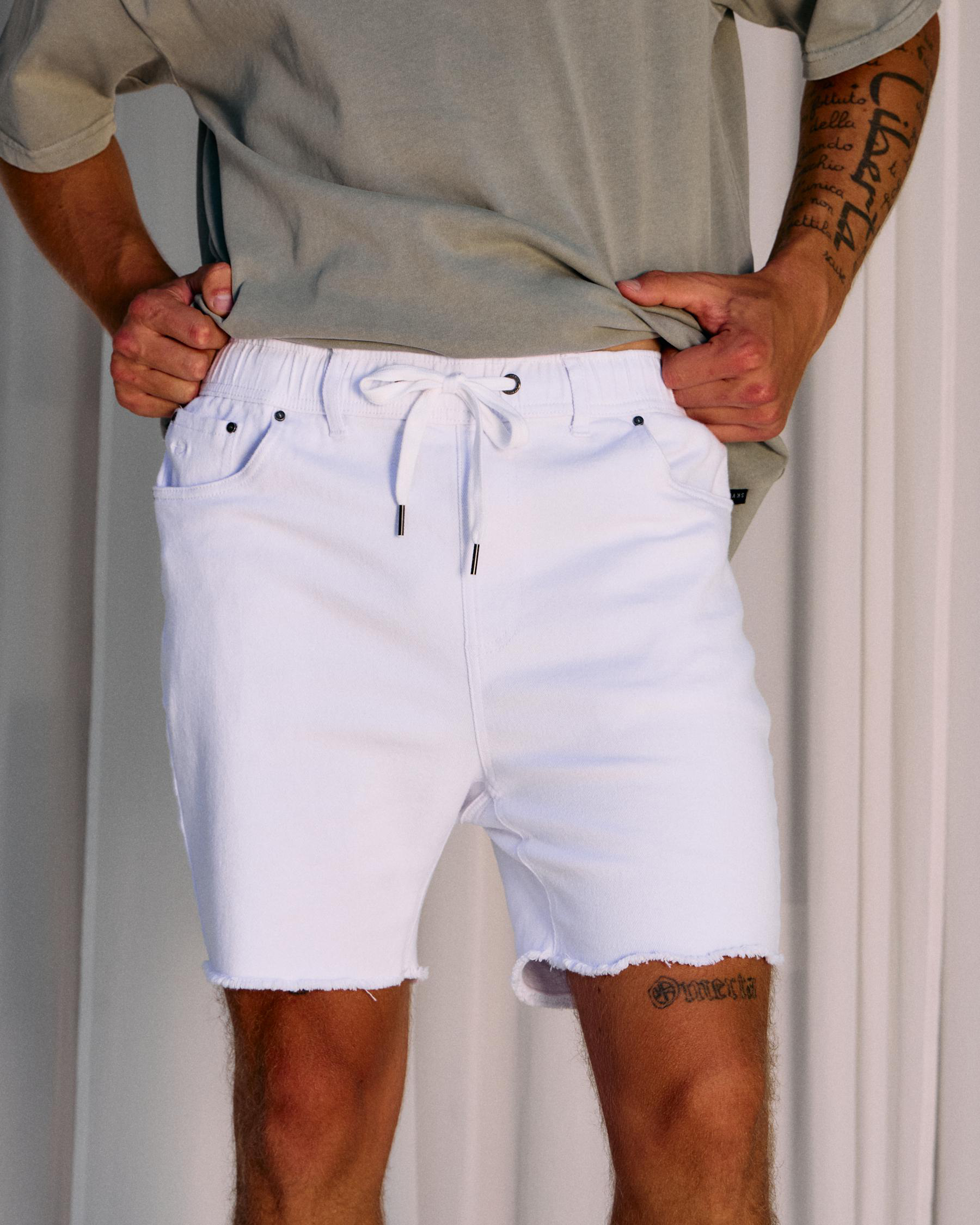 Ensnare Elastic Waist Shorts