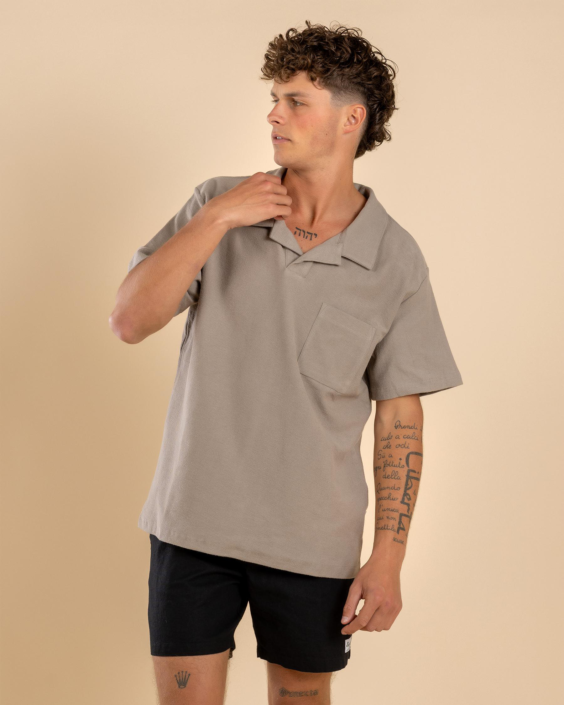 Vintage Terry Polo Shirt