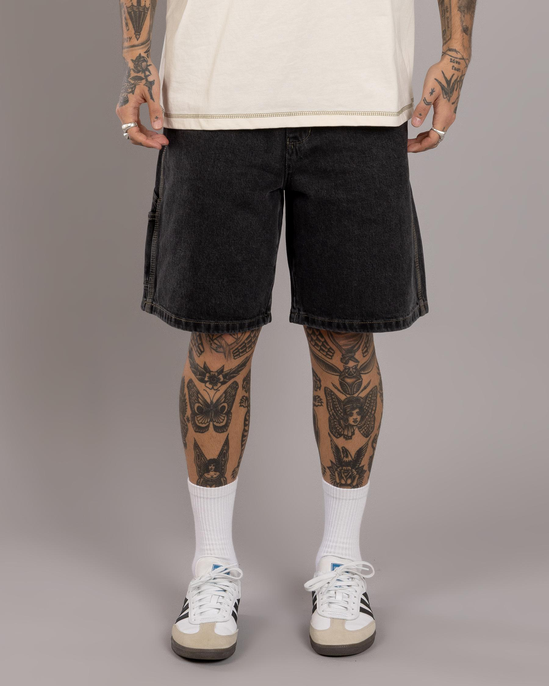 Carpenter Jean Shorts