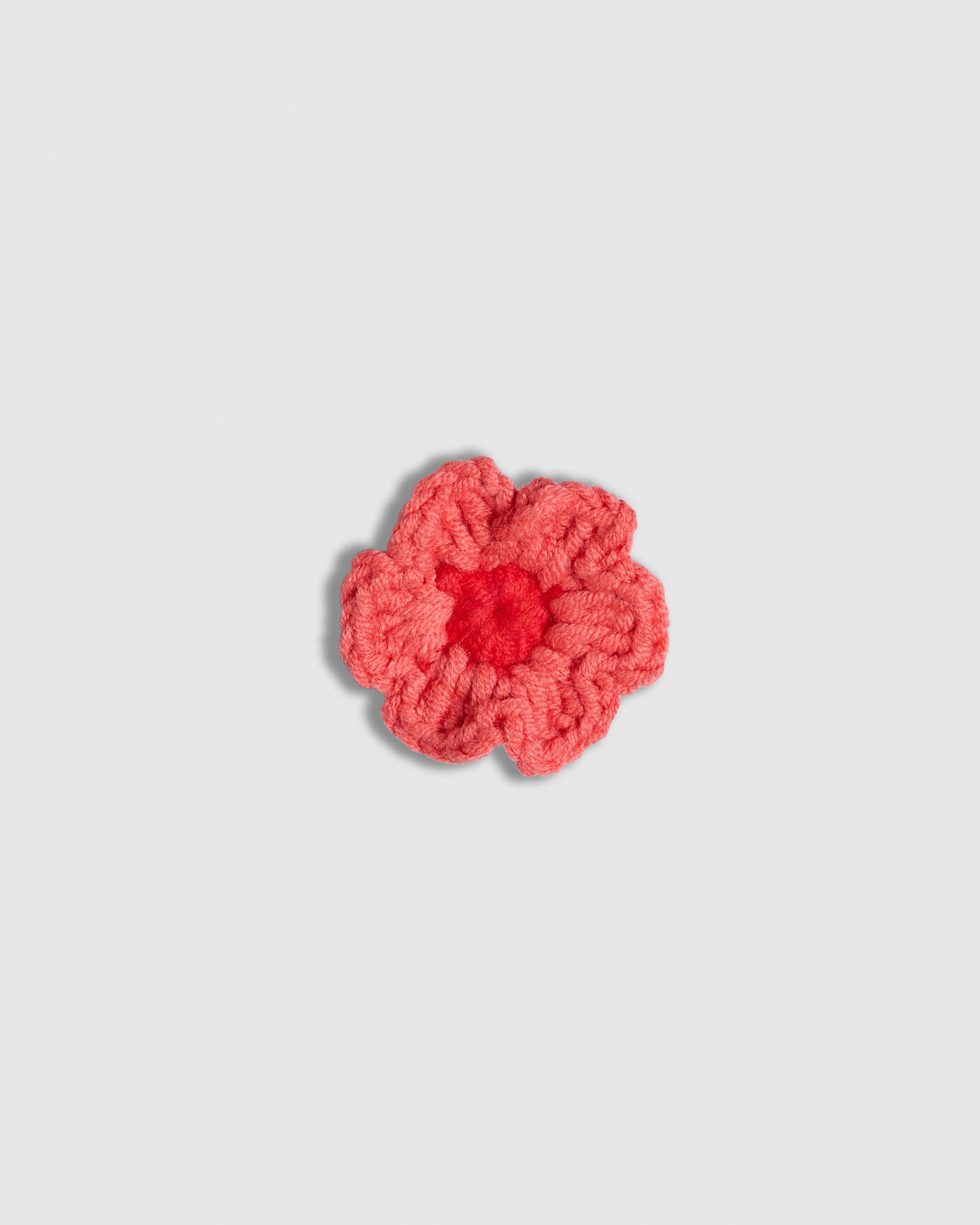 Pink Crochet Flower Jibbitz