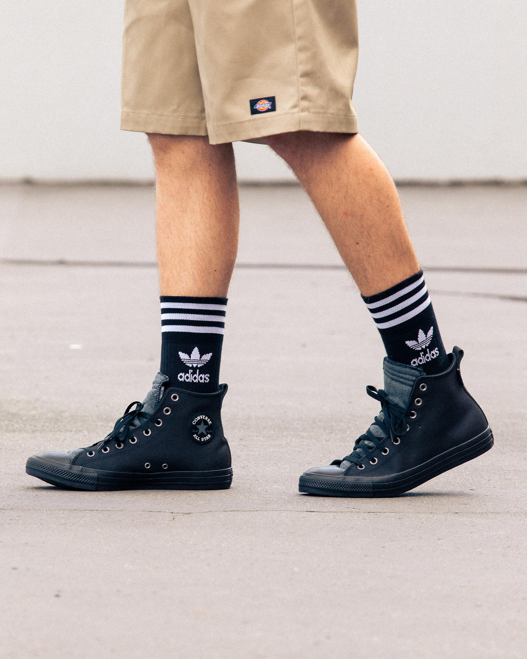 Mid Cut Crew Socks 3 Pack