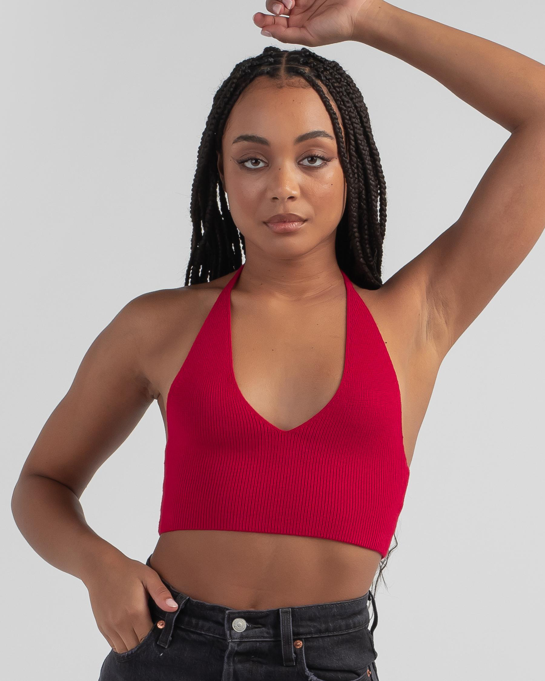 Snoh Knit Halter Top