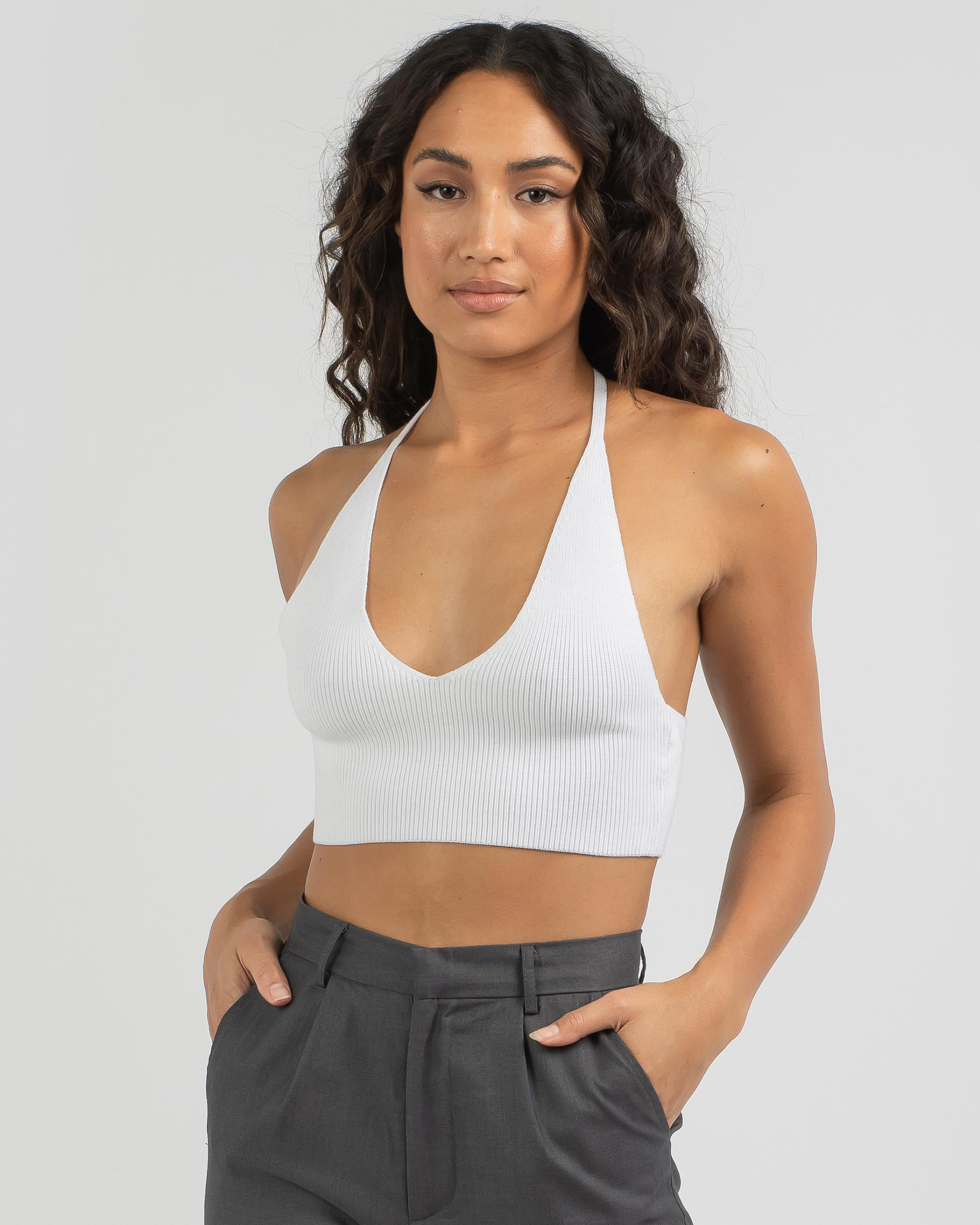 Snoh Knit Halter Top