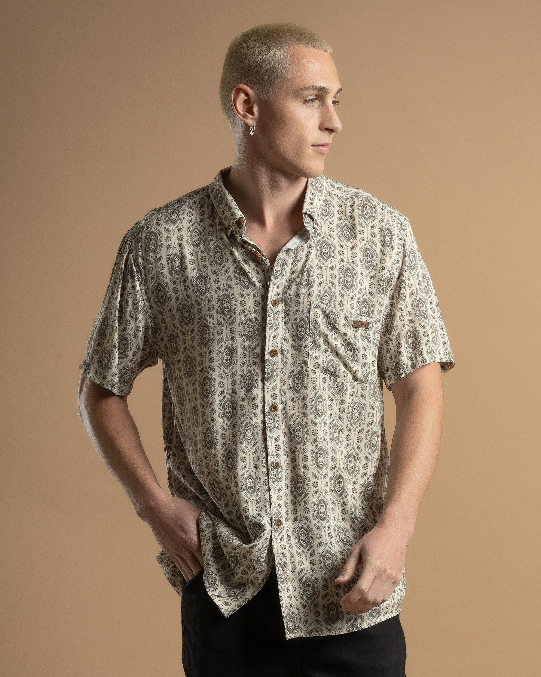 Manuscript Short Sleeve Shirt