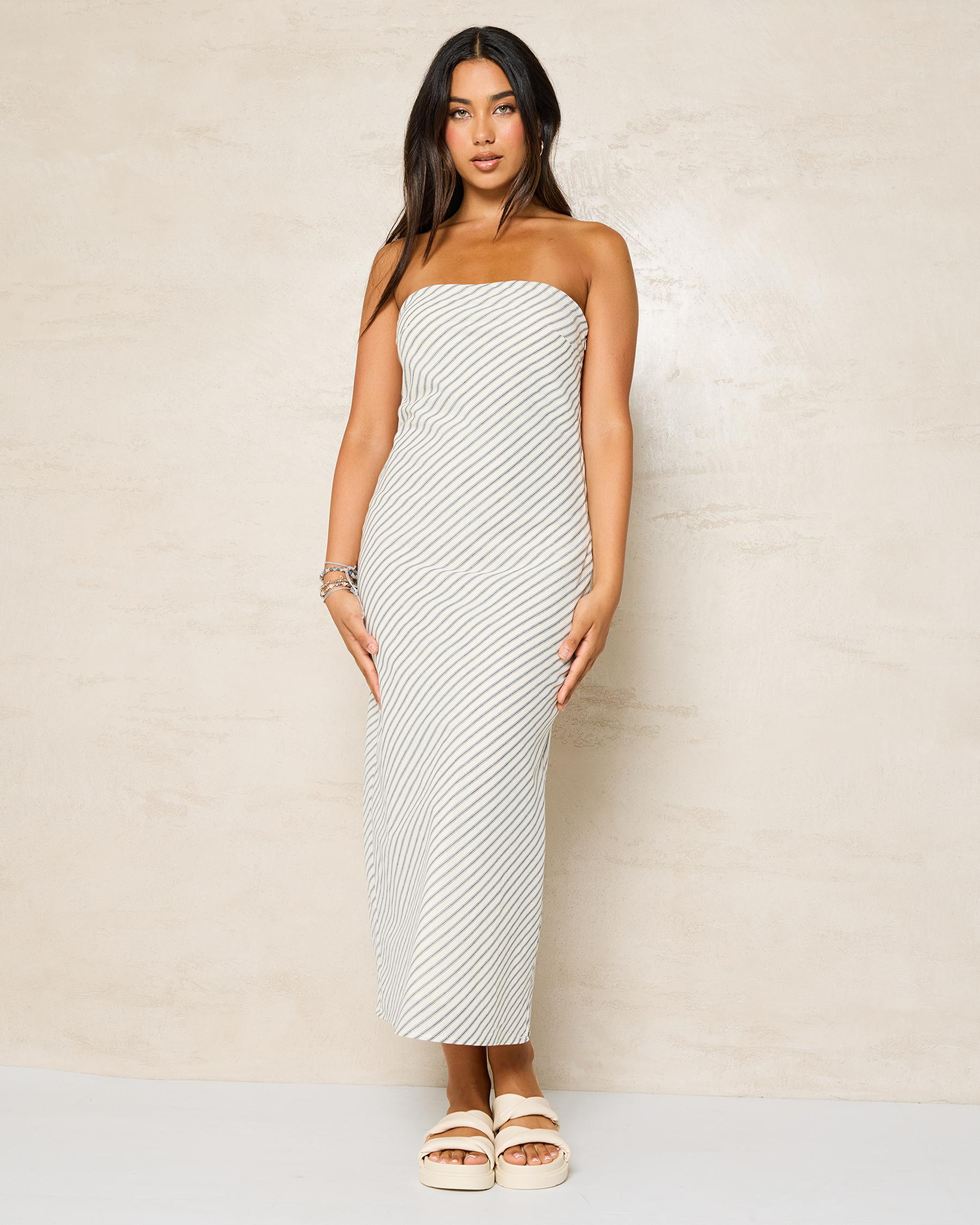 Dalia Bias Midi Dress