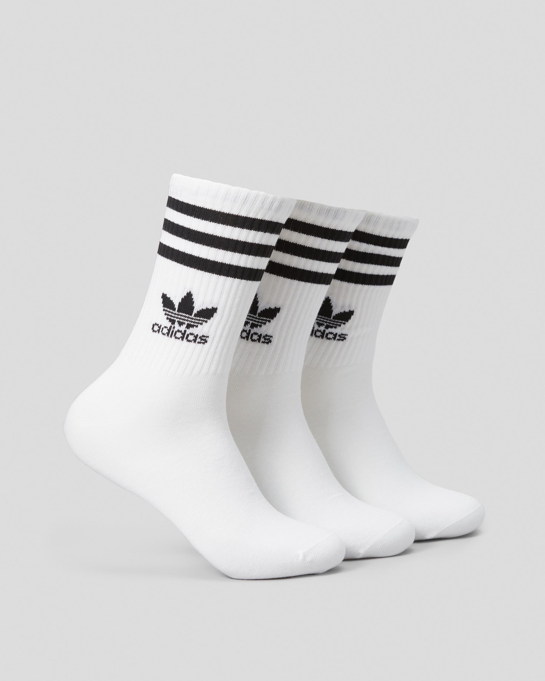 3 Stripes Crew Sock Pack