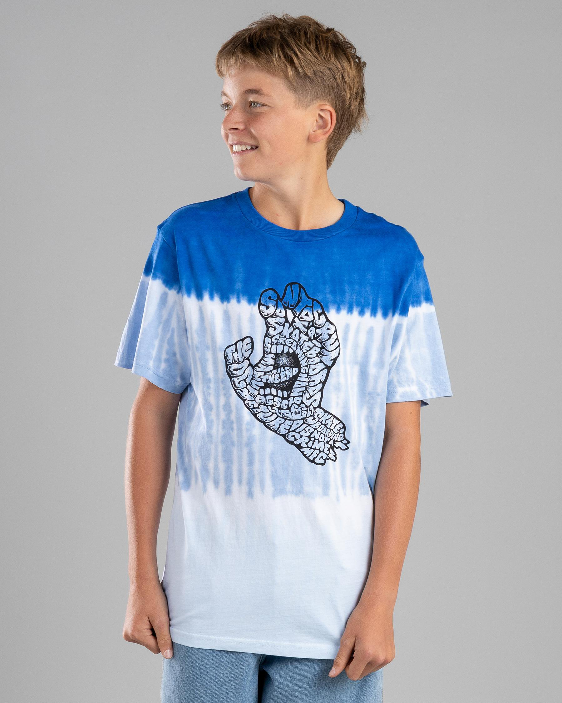 Letter Hand Mono Front T-Shirt