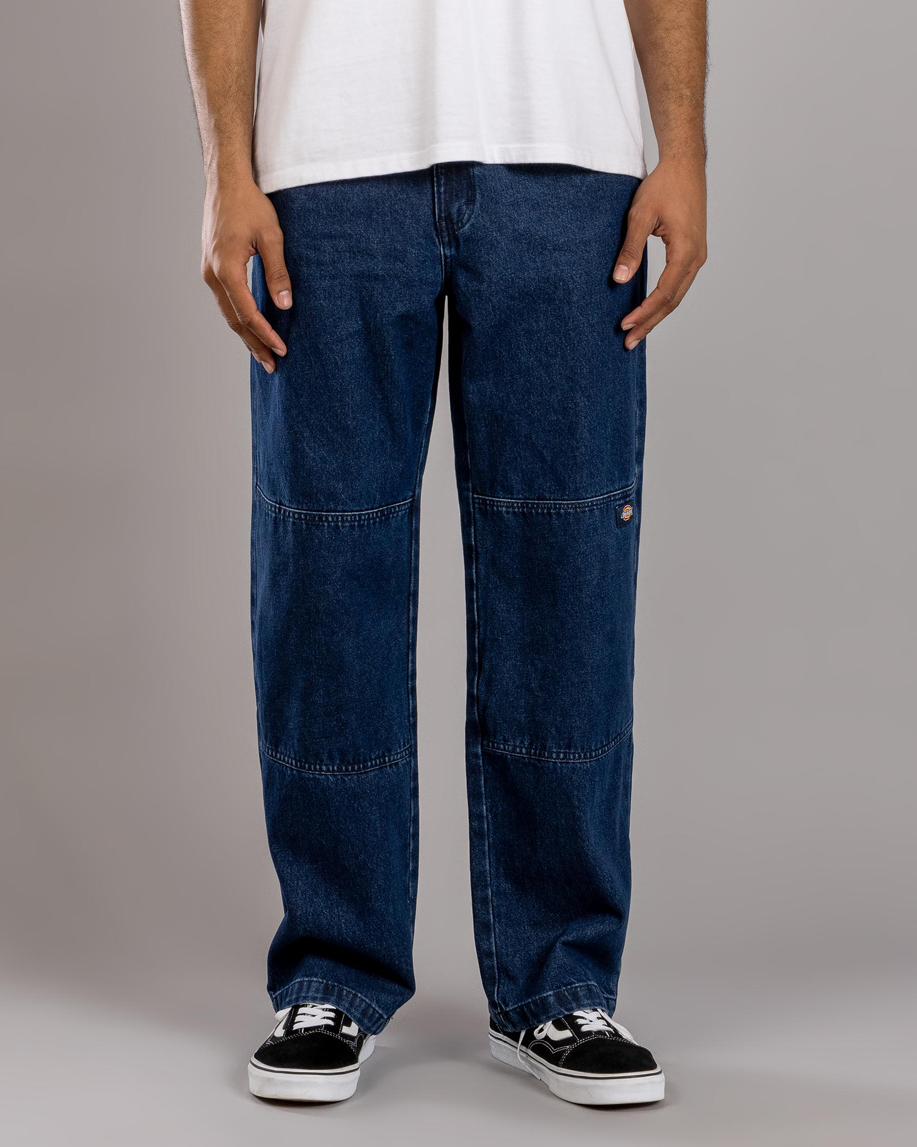 Double Knee Denim Pants