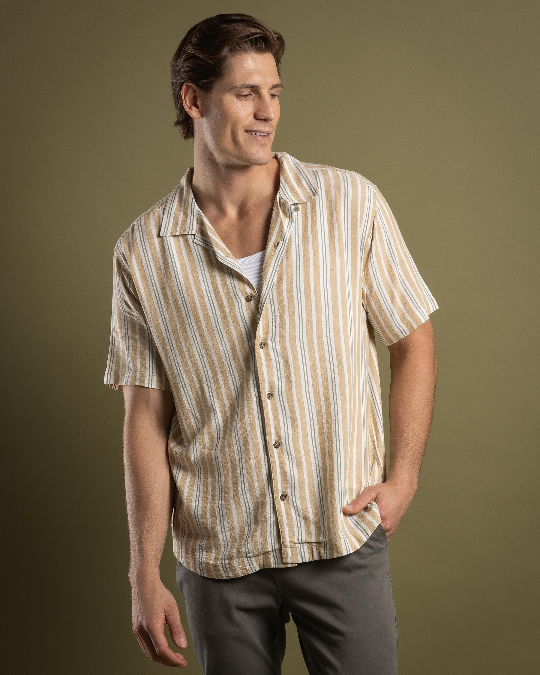 Beat Stripe Short Sleeve Shirt