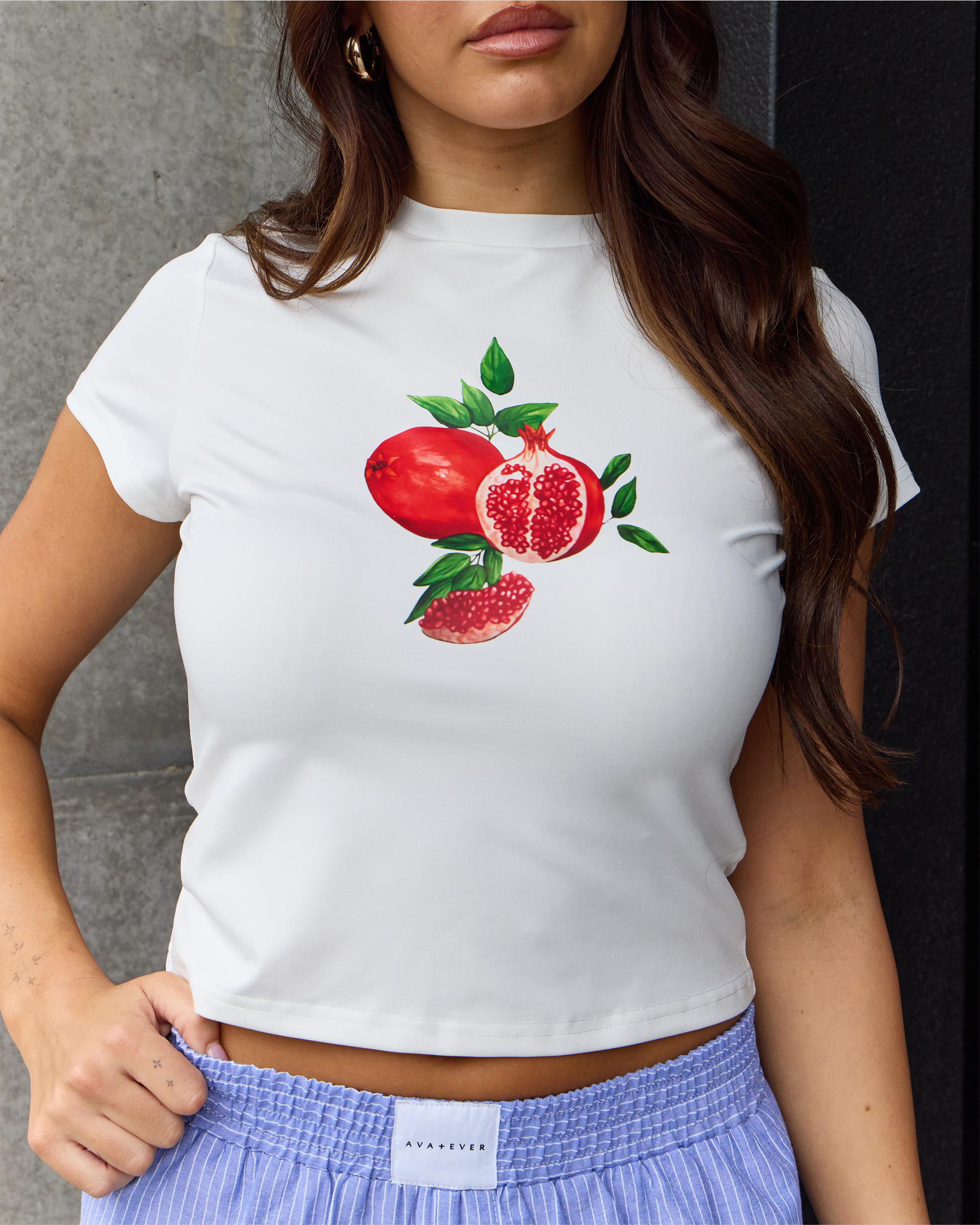 Pomegranate Baby Tee