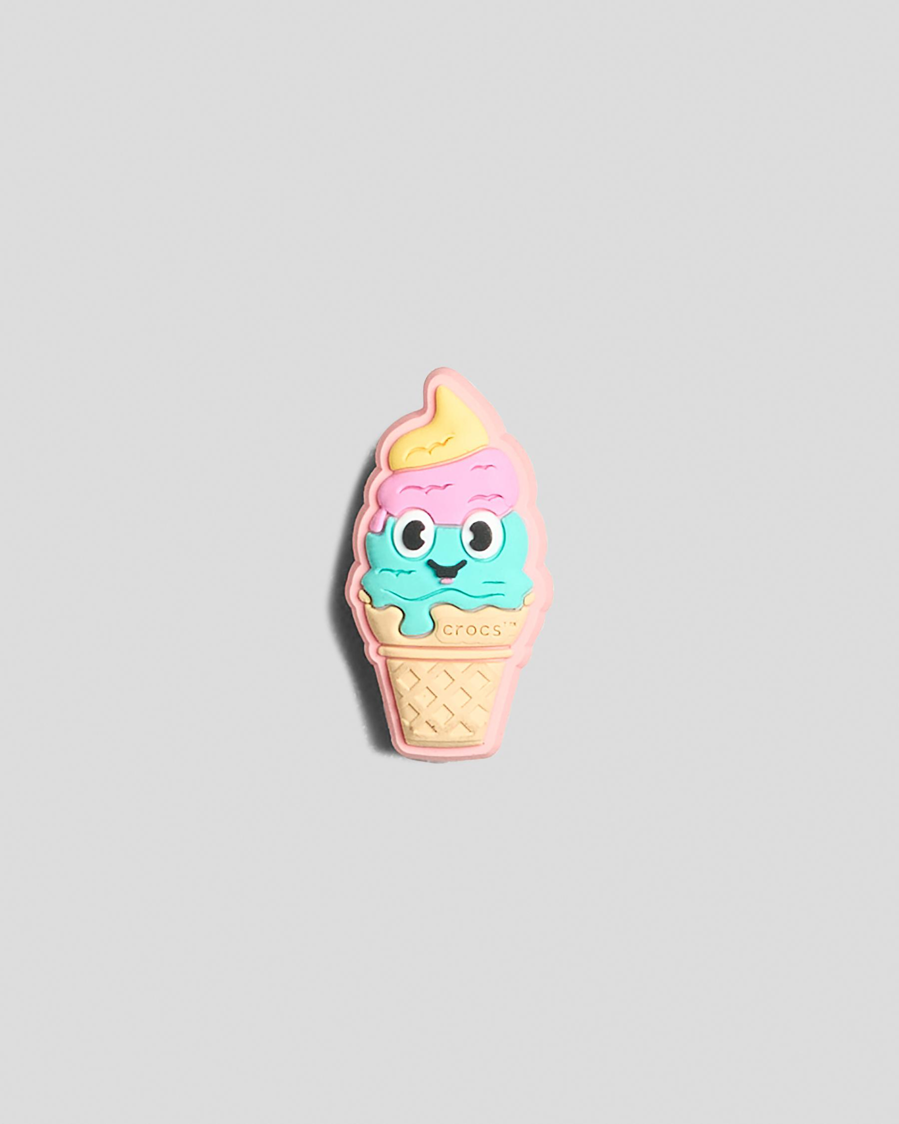 Ice Cream Cone with Smile Jibbitz