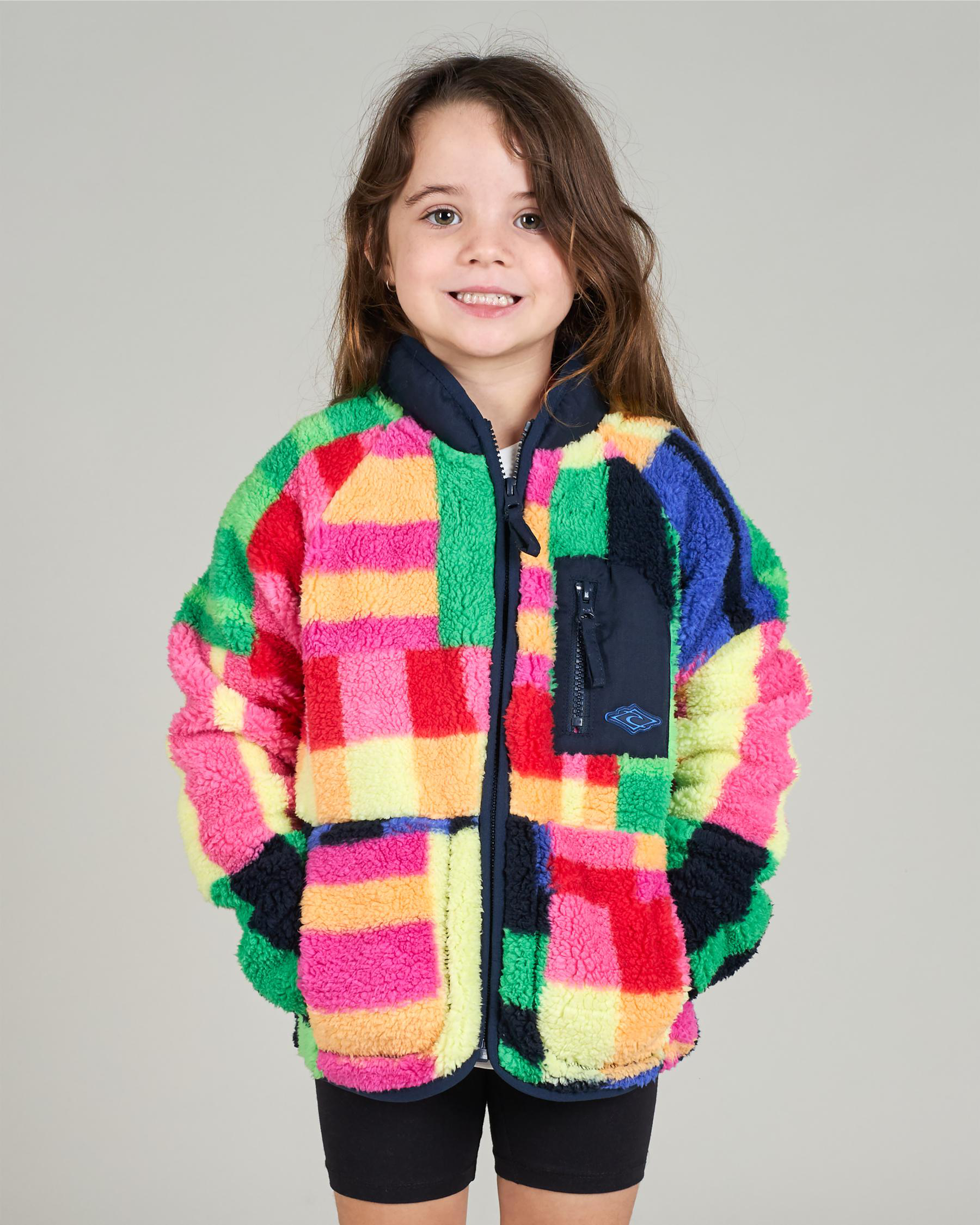 Las Dalias Polar Fleece Zip Jacket