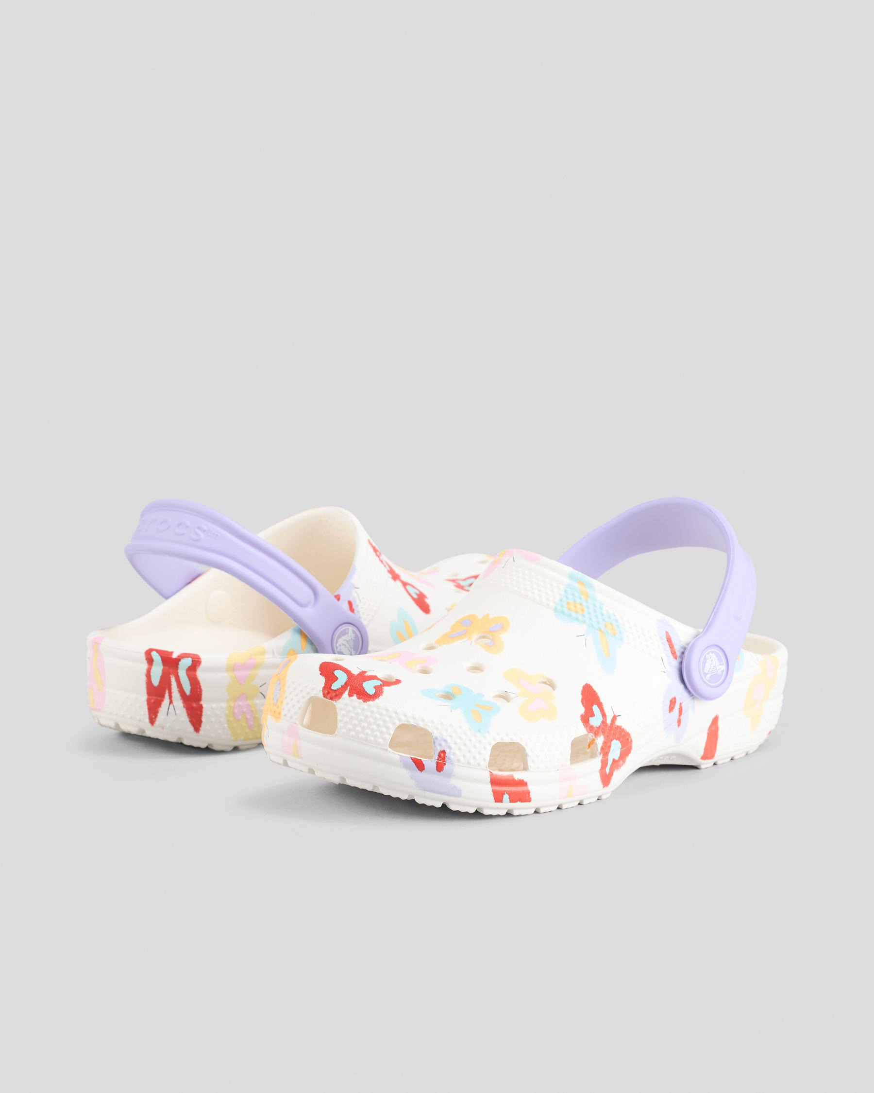 Classic Butterfly Graphic Clogs