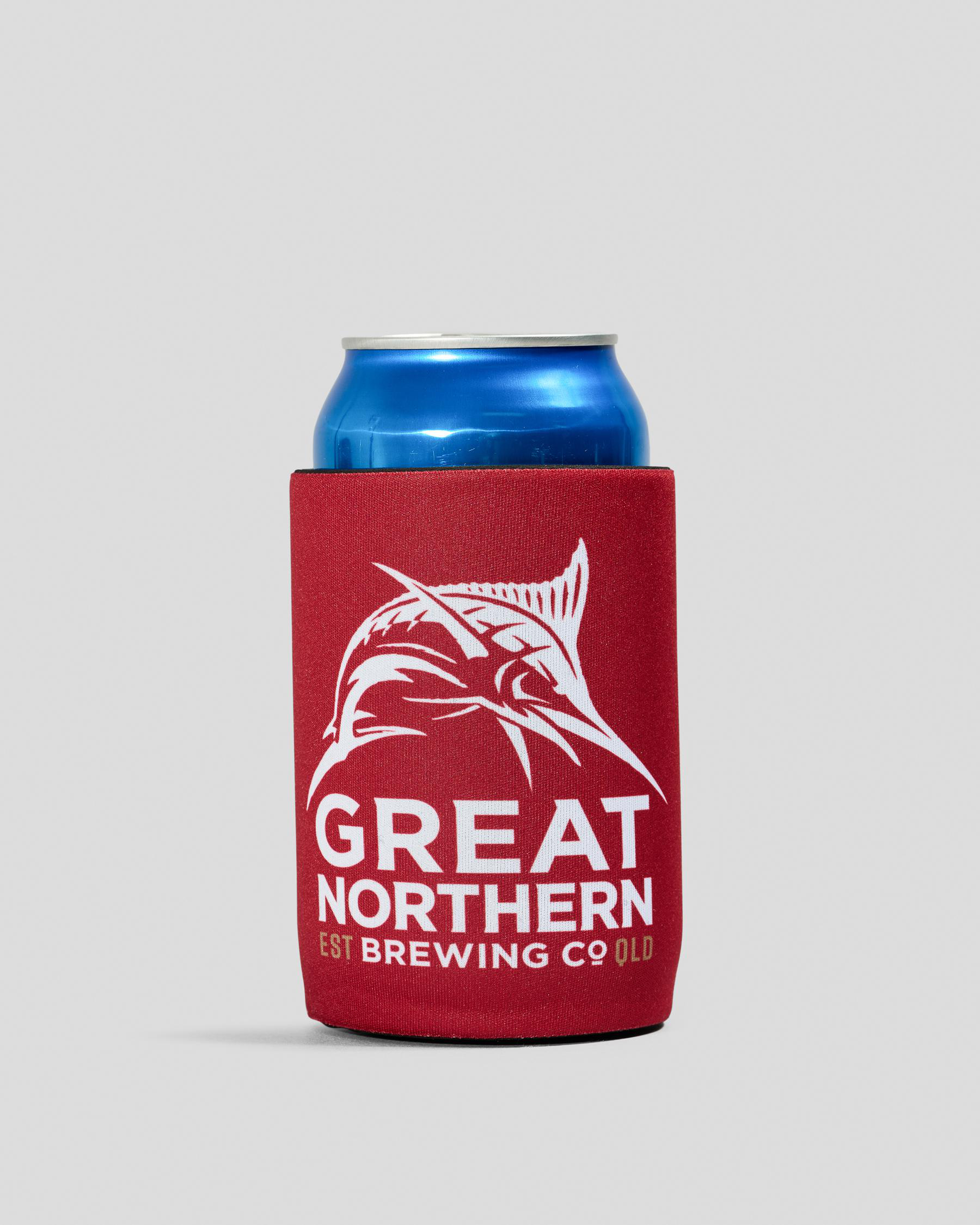 GN Maroon Stubby Cooler