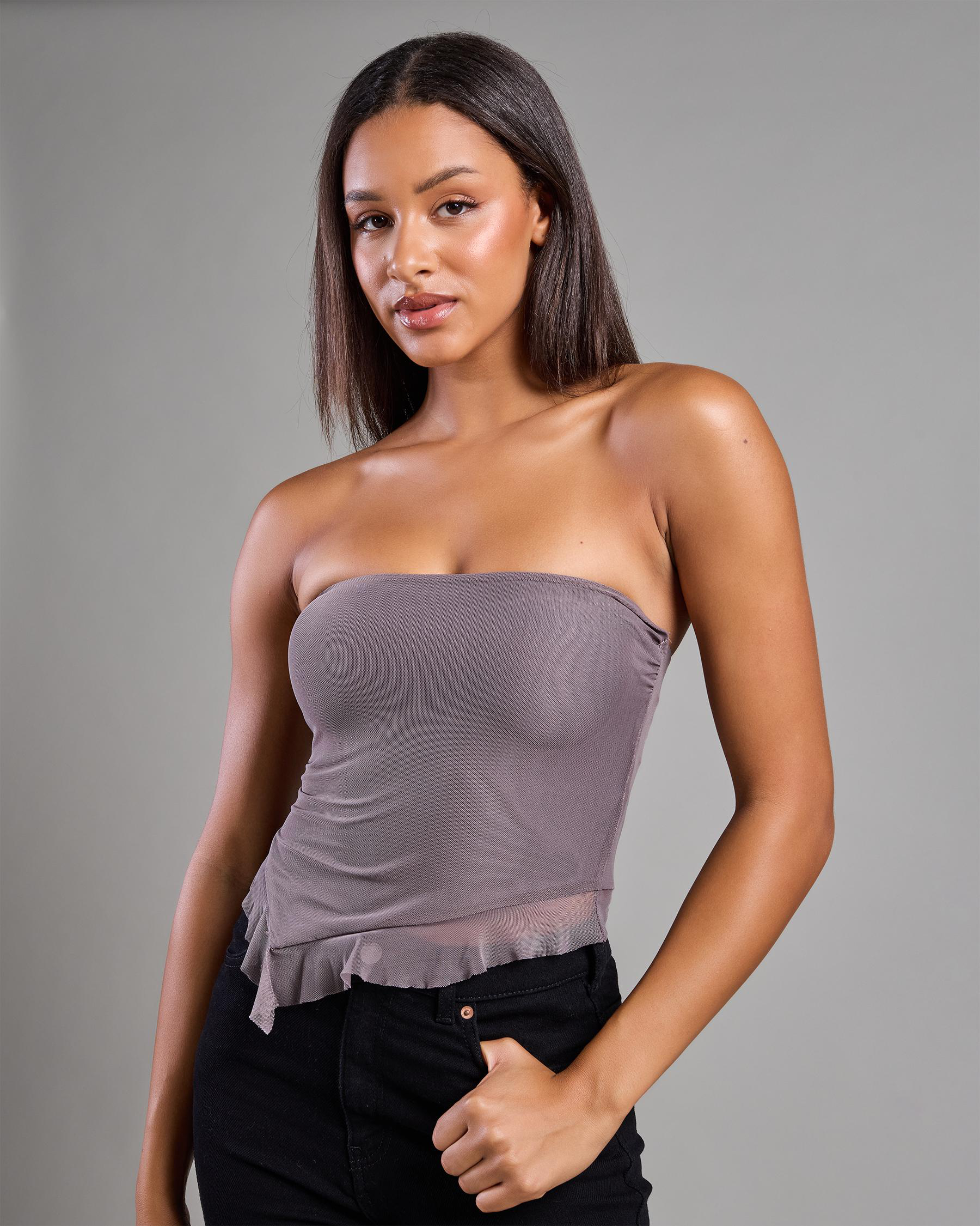 Troy Mesh Tube Top