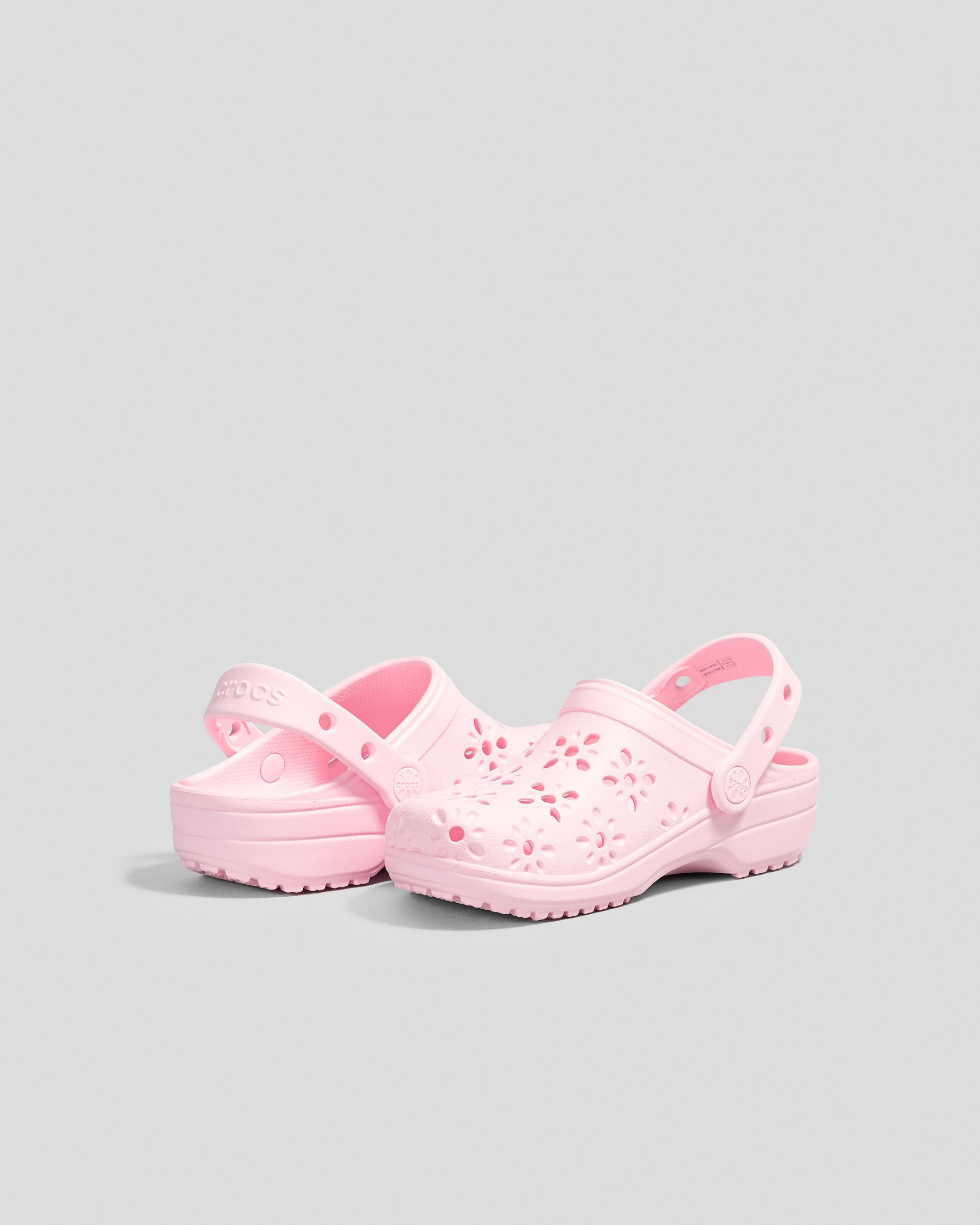 Classic Floral Cut Out Clogs