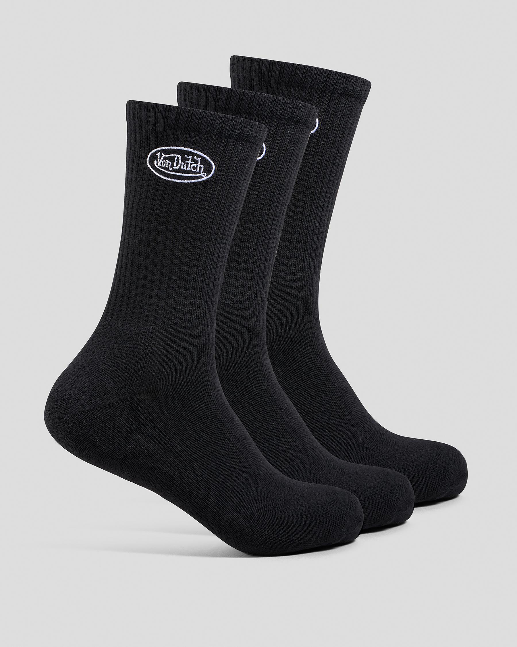 Oval Crew Sock 3 Pack