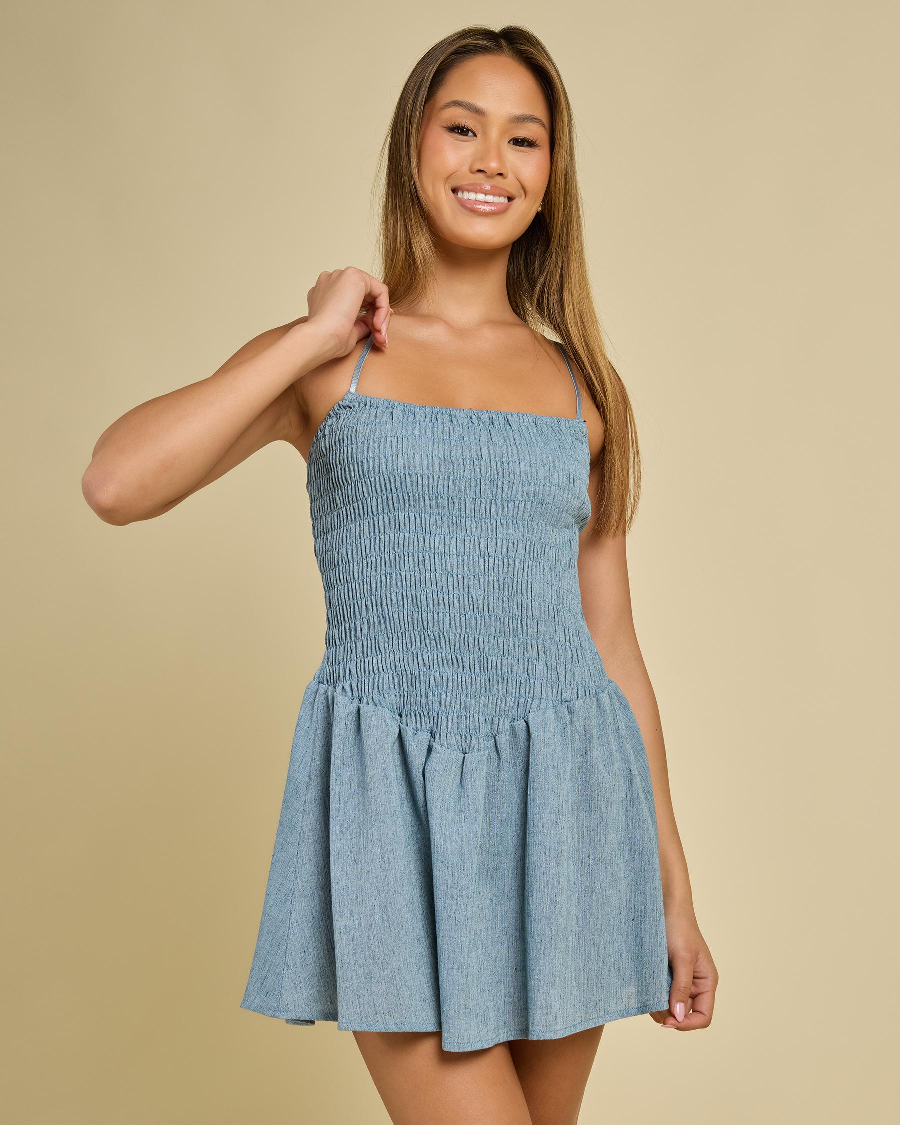 Mimi Smocked Mini Dress