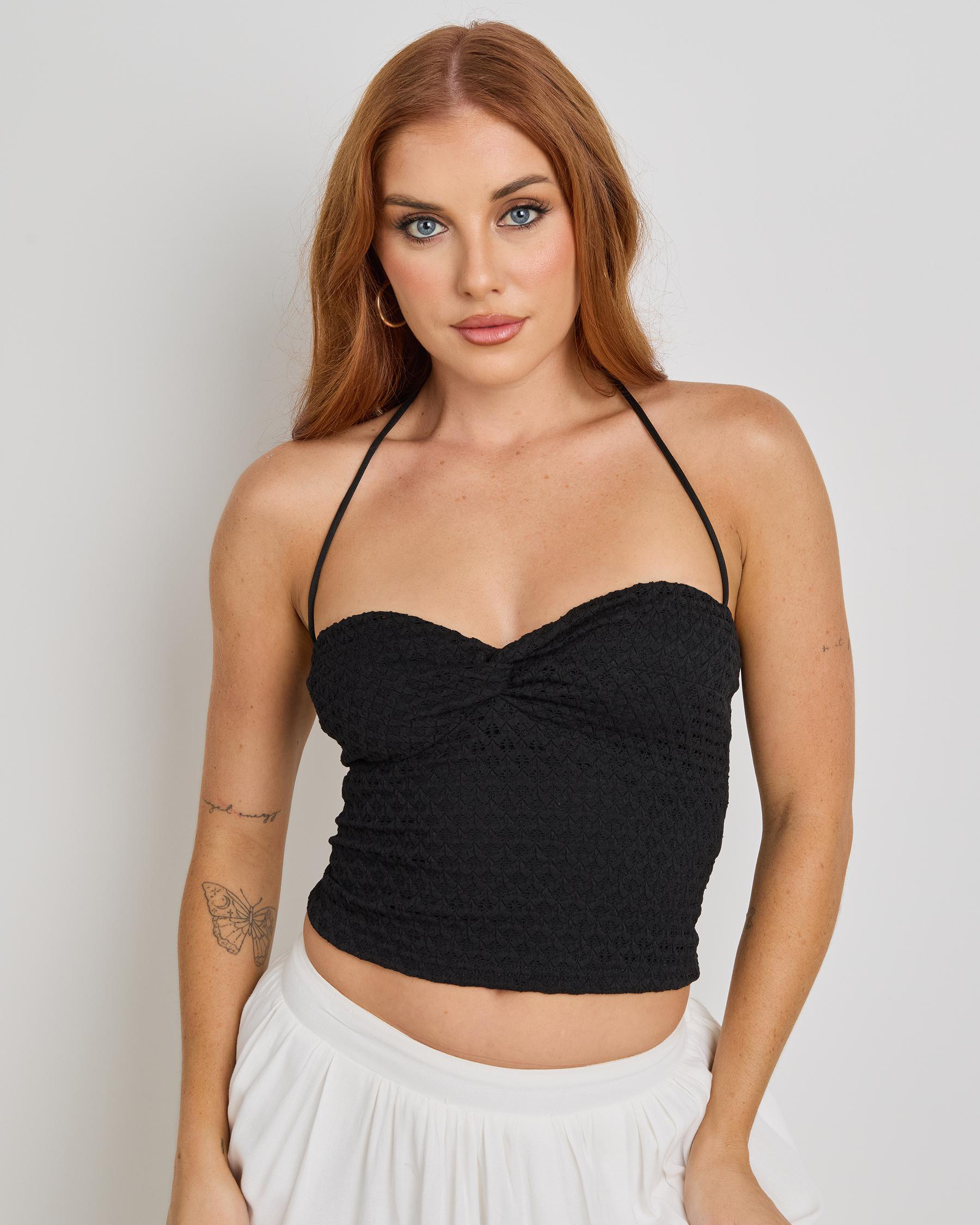Saski Halter Top