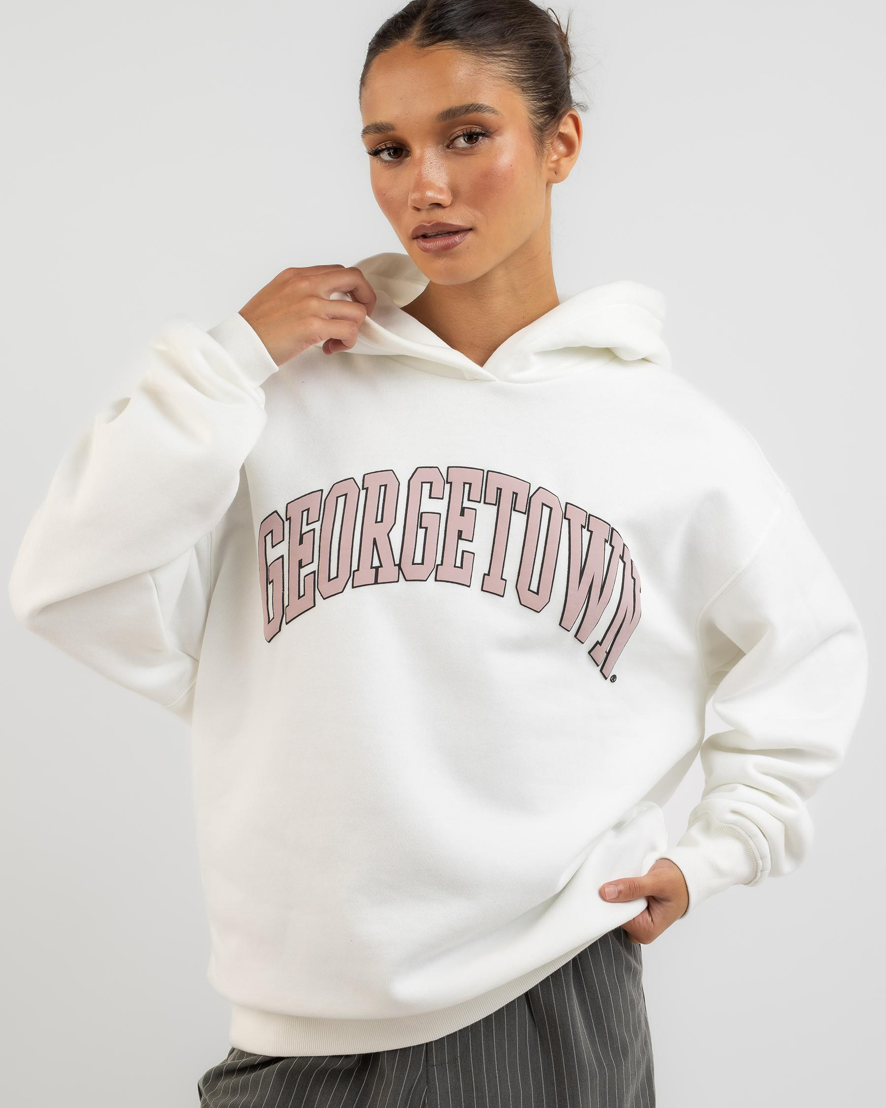 Georgetown Puff Print Hoodie