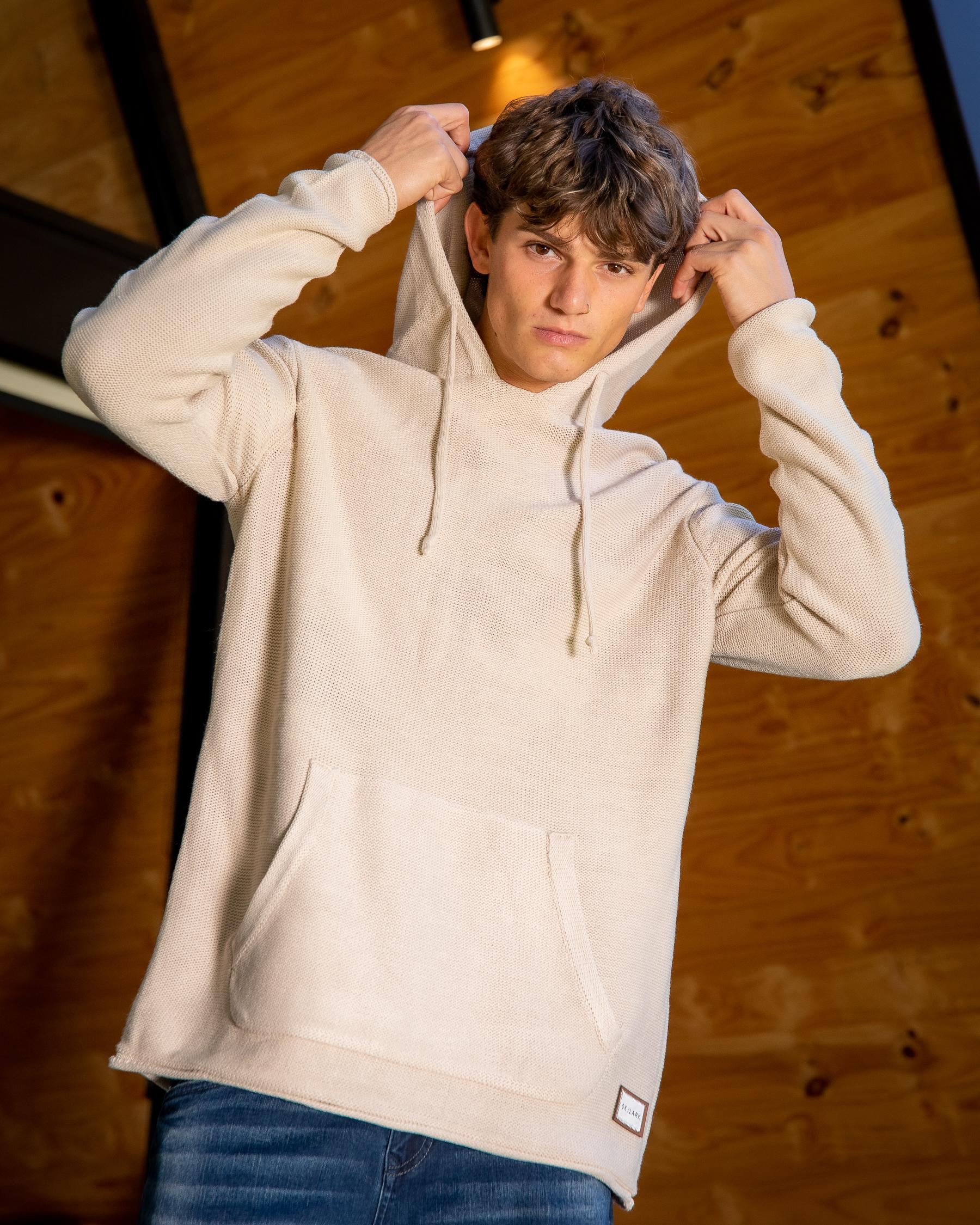 Valiant Hooded Knit Jumper