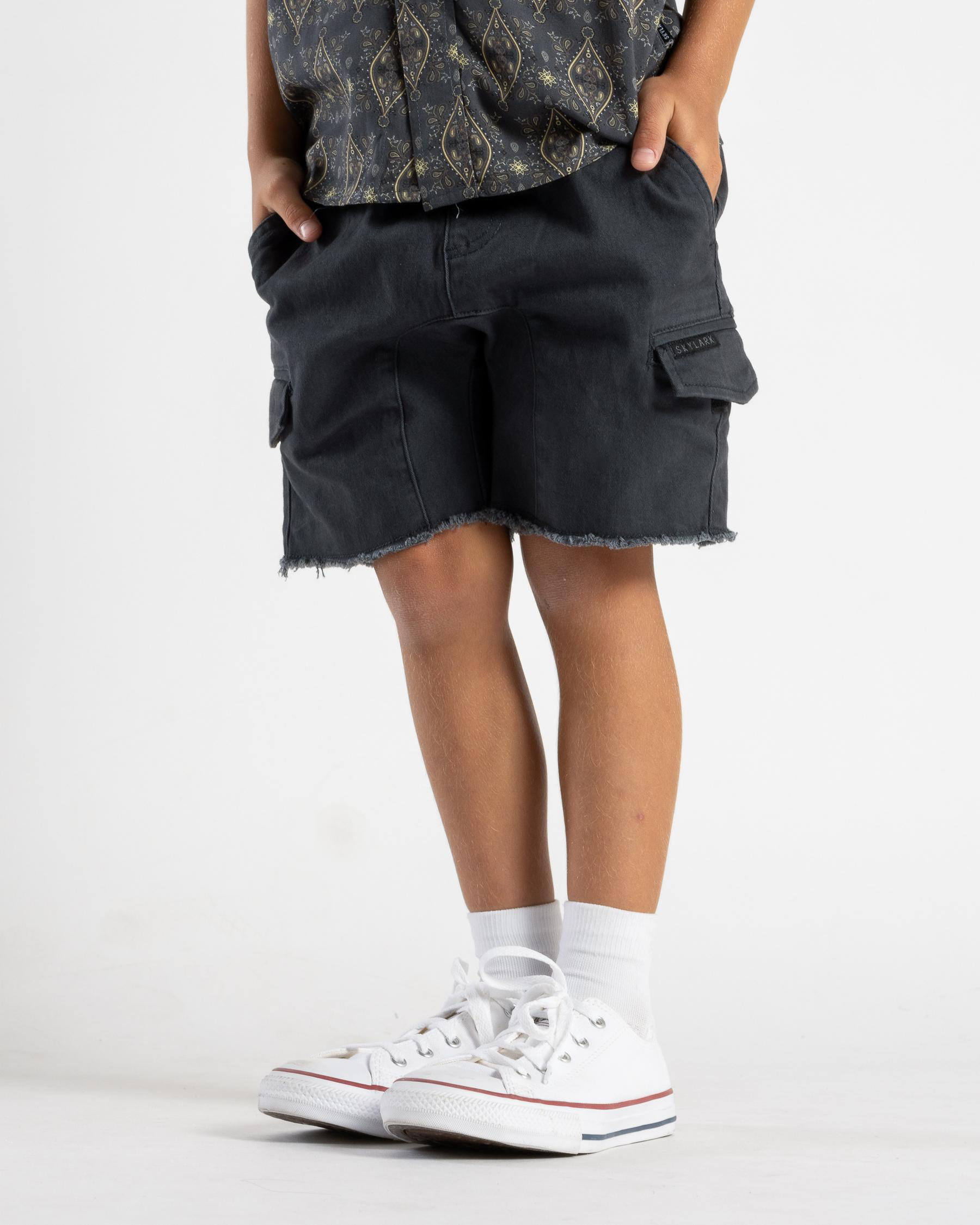 Anchorage Elastic Waist Shorts