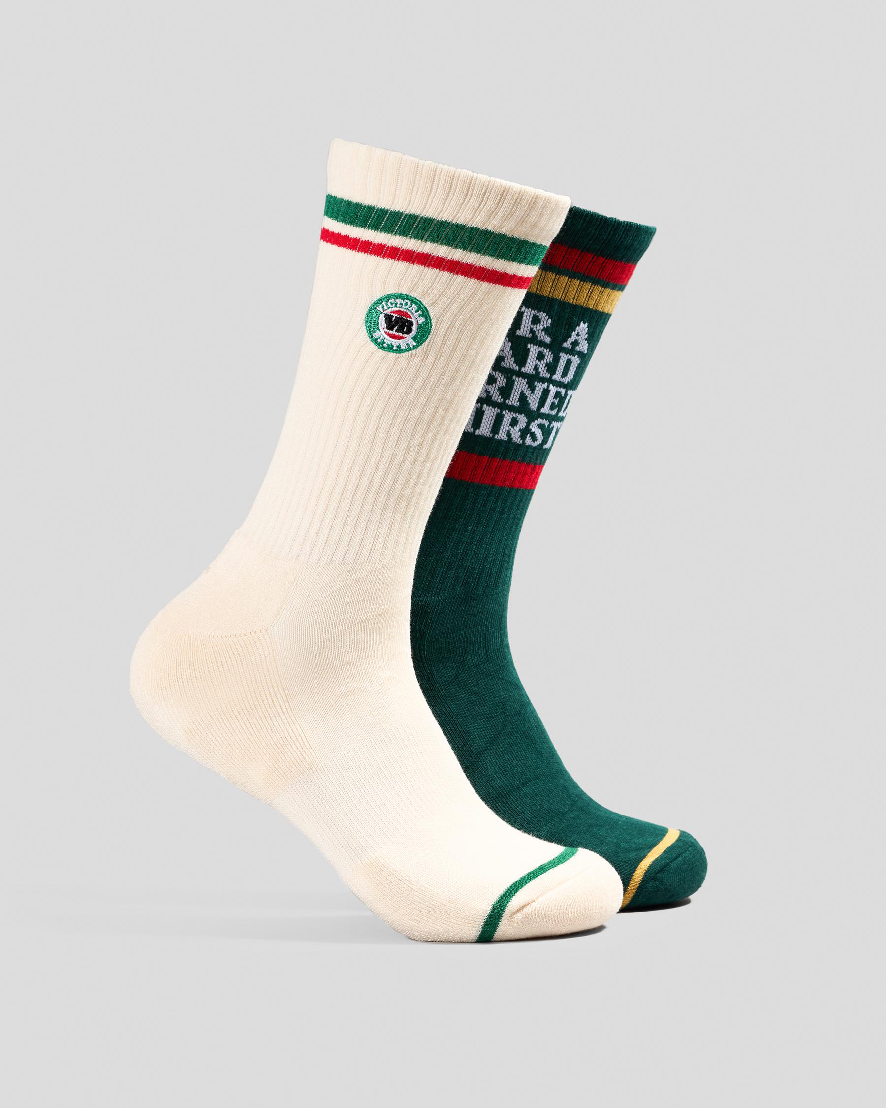 VB Gift Can And Stubby Sneaker Socks 2 Pack