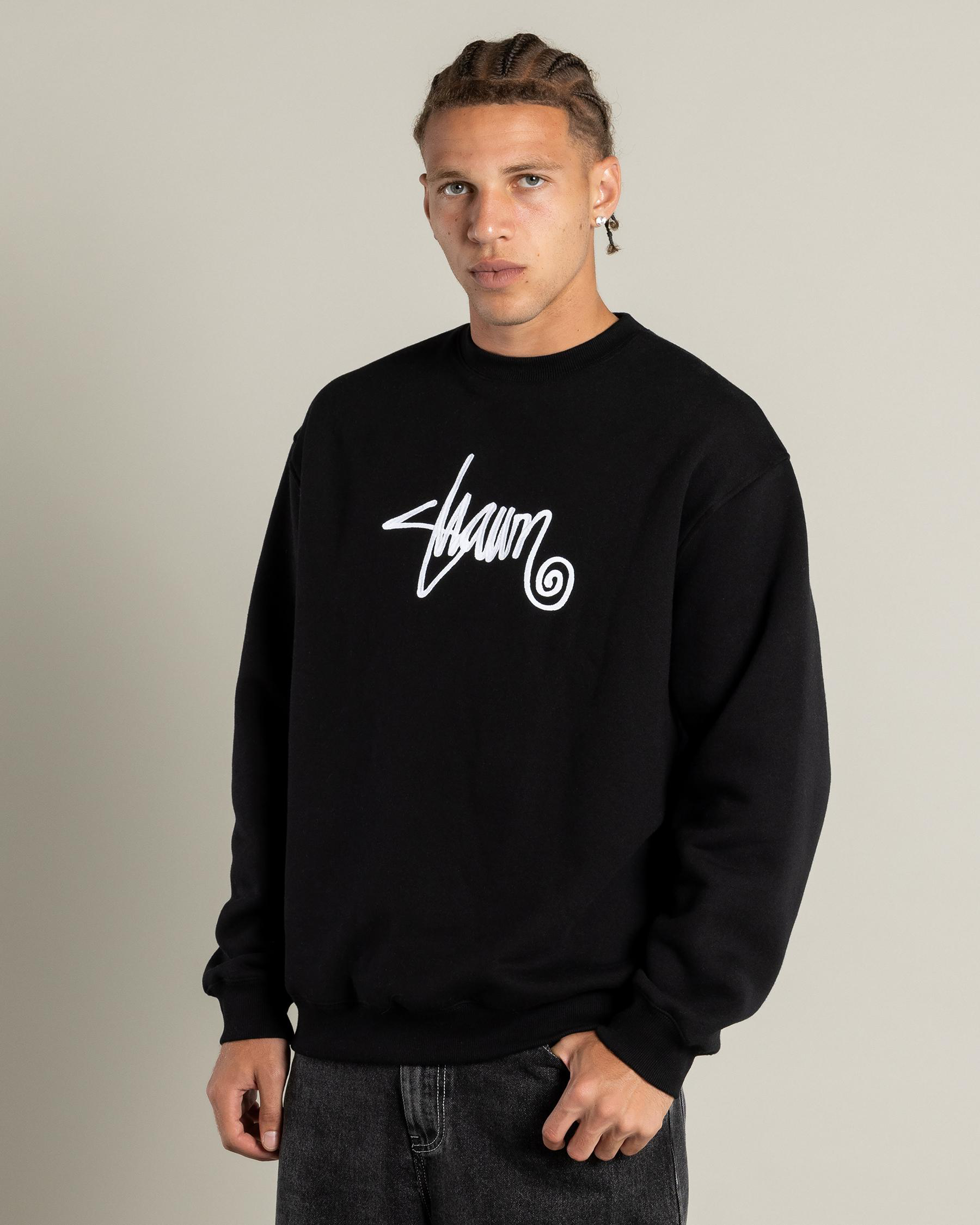 Shawn Script Crew Sweatshirt