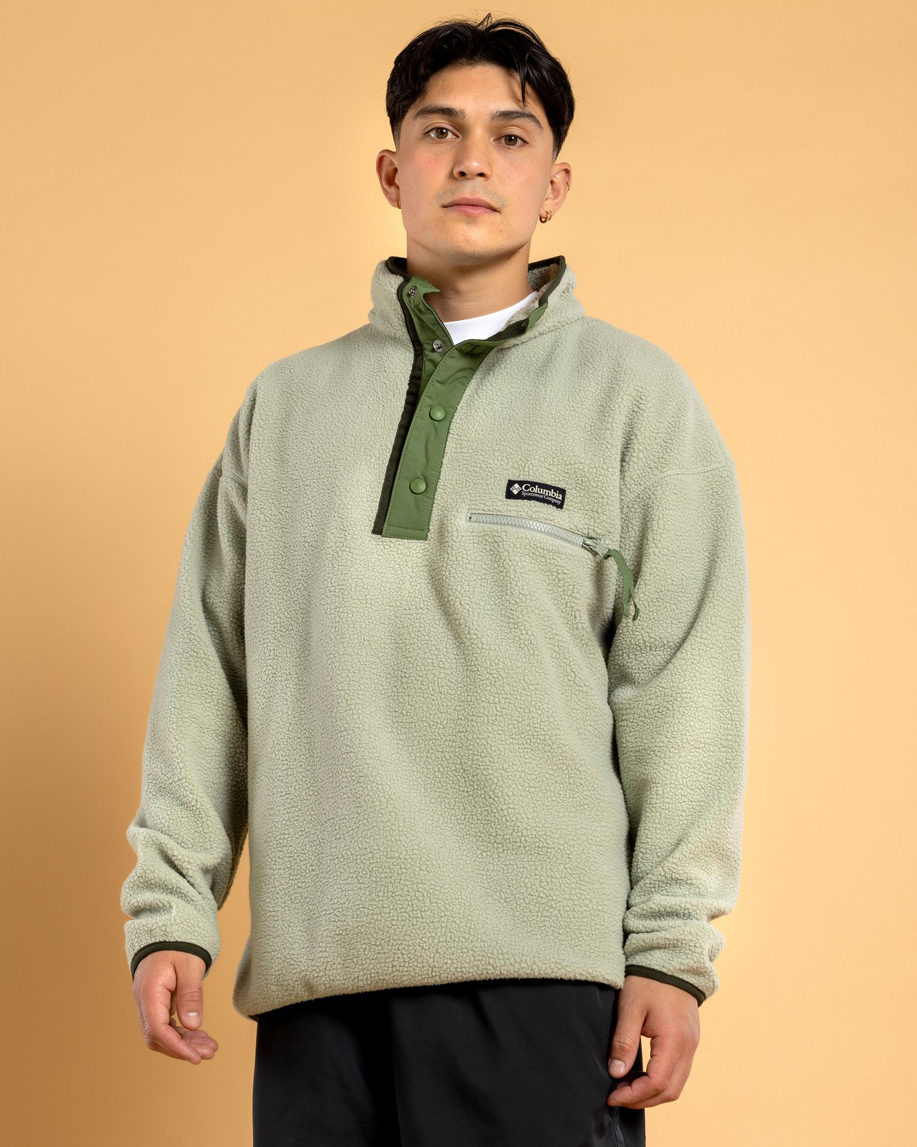 Helvetia Half Snap Fleece Sweatshirt