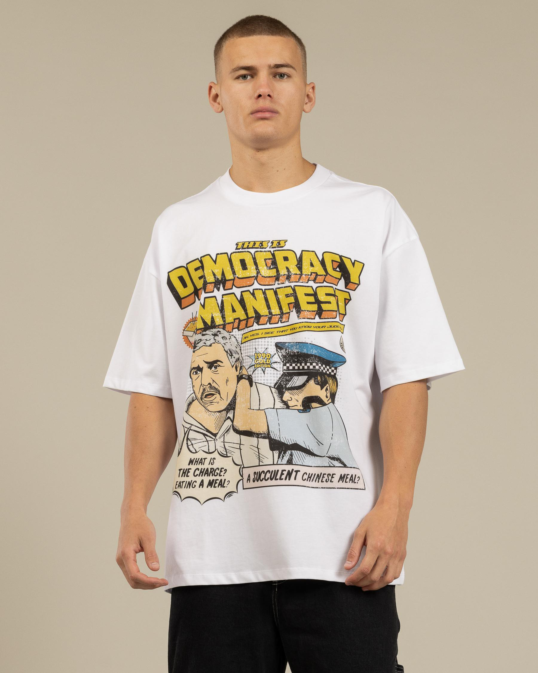 This Is Democracy Manifest Oversized T-Shirt