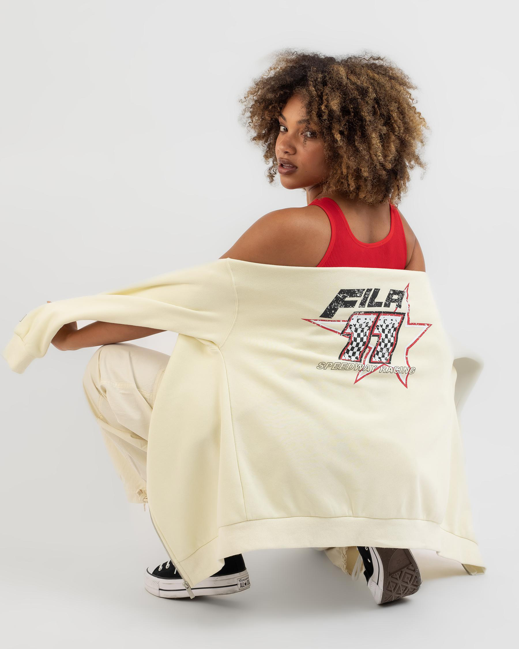 City Speedway OS Zip Thru Hoodie