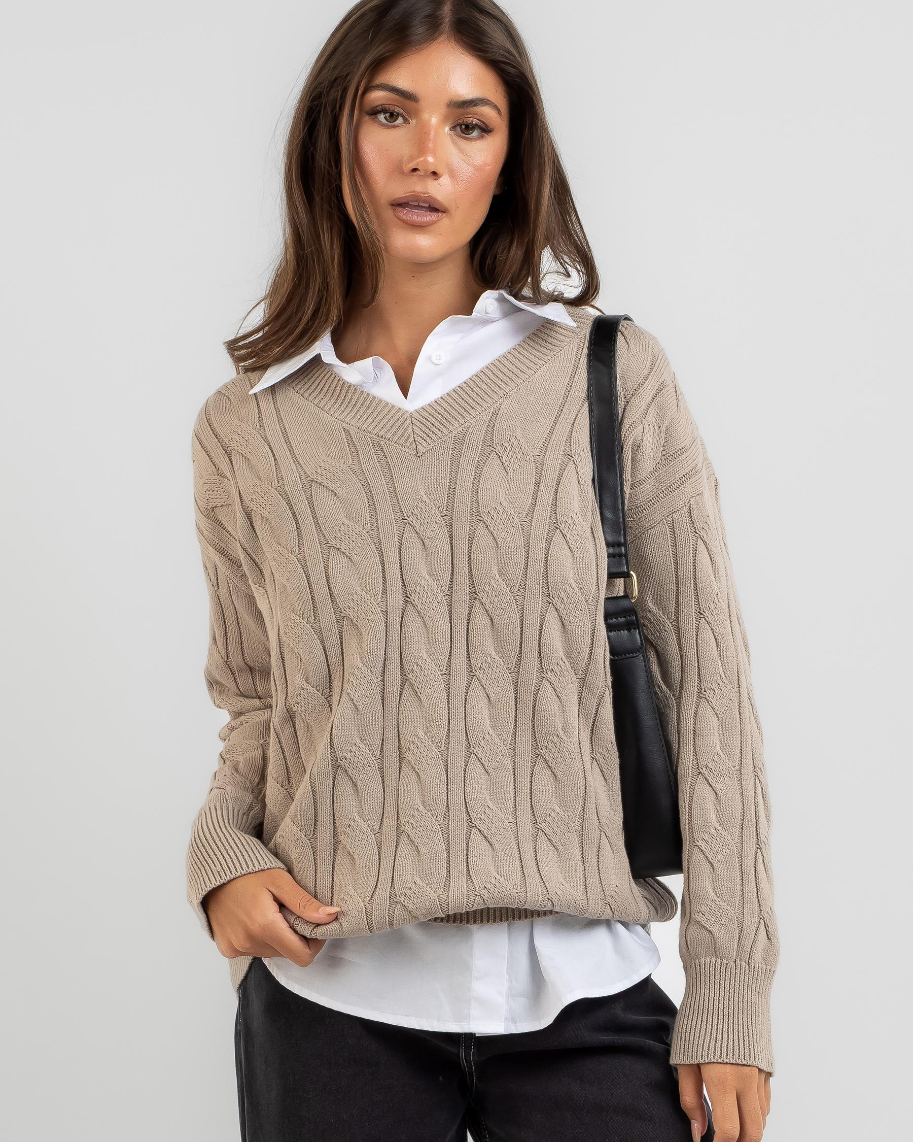 Cambridge V Neck Knit Jumper