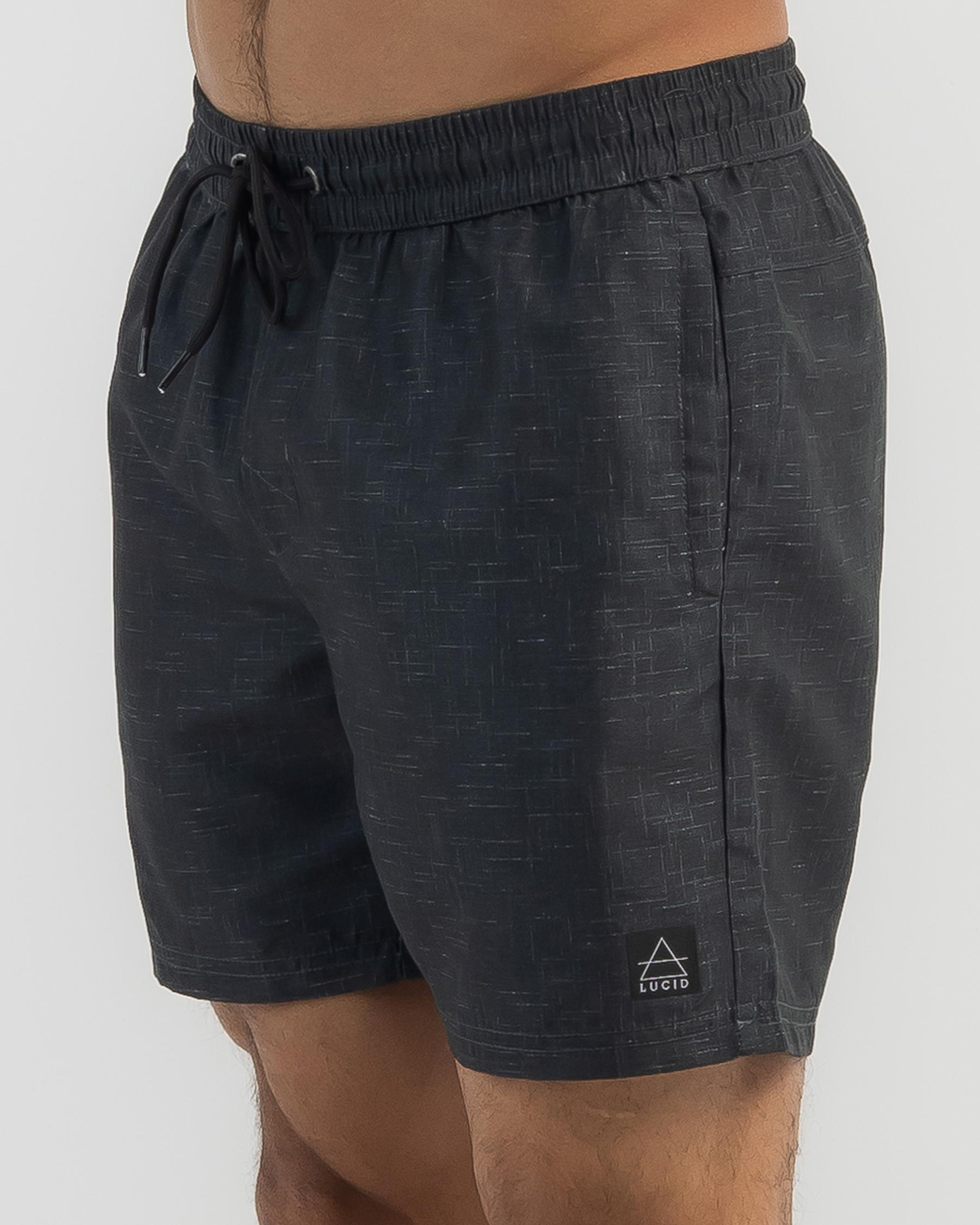 Coding Elastic Waist Shorts