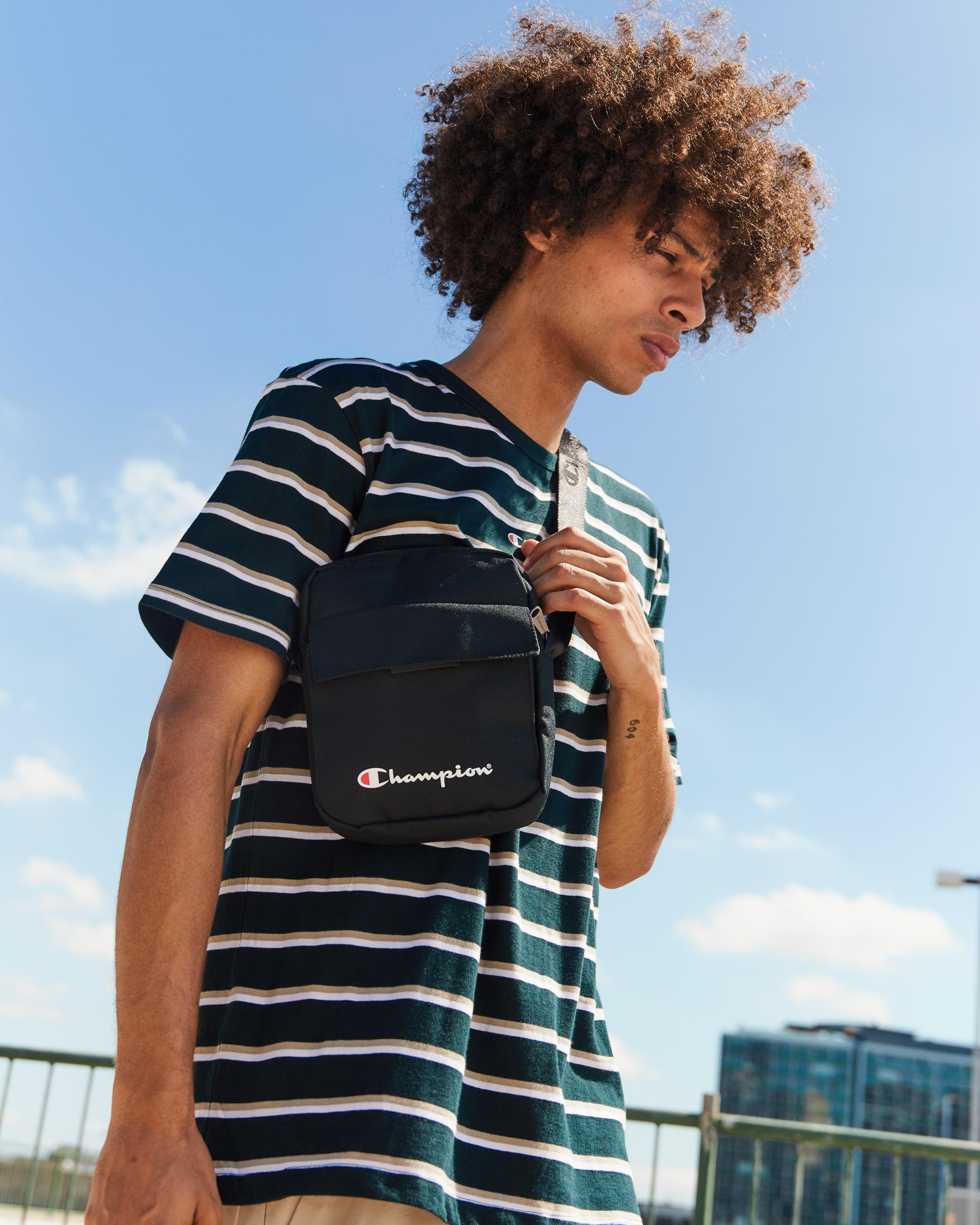 Script Crossbody Bag