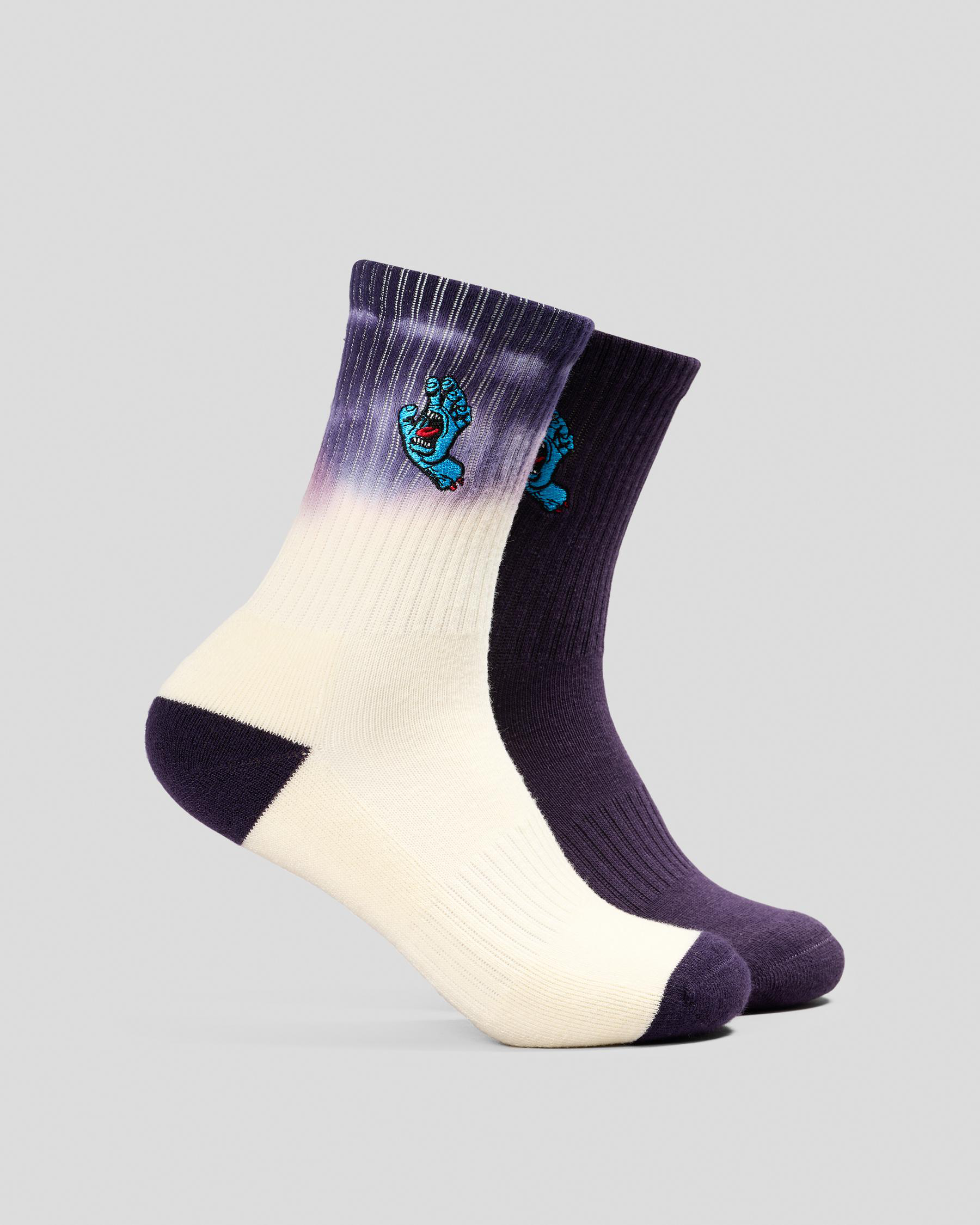 Screaming Hand Crew Socks 2 Pack