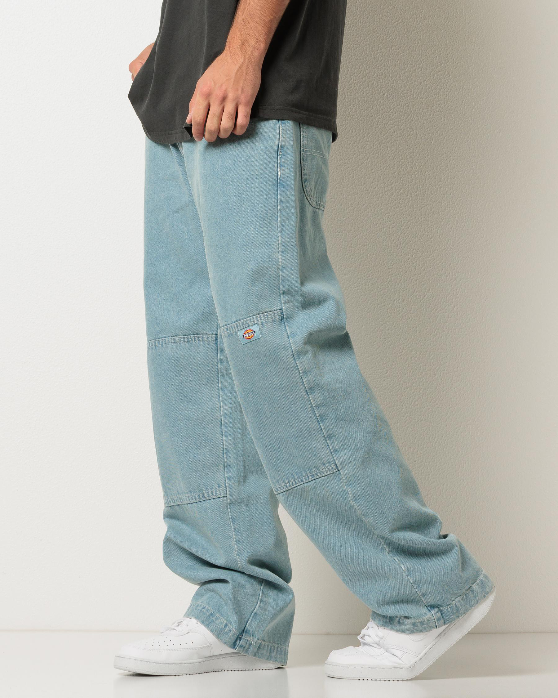 Double Knee Denim Pants