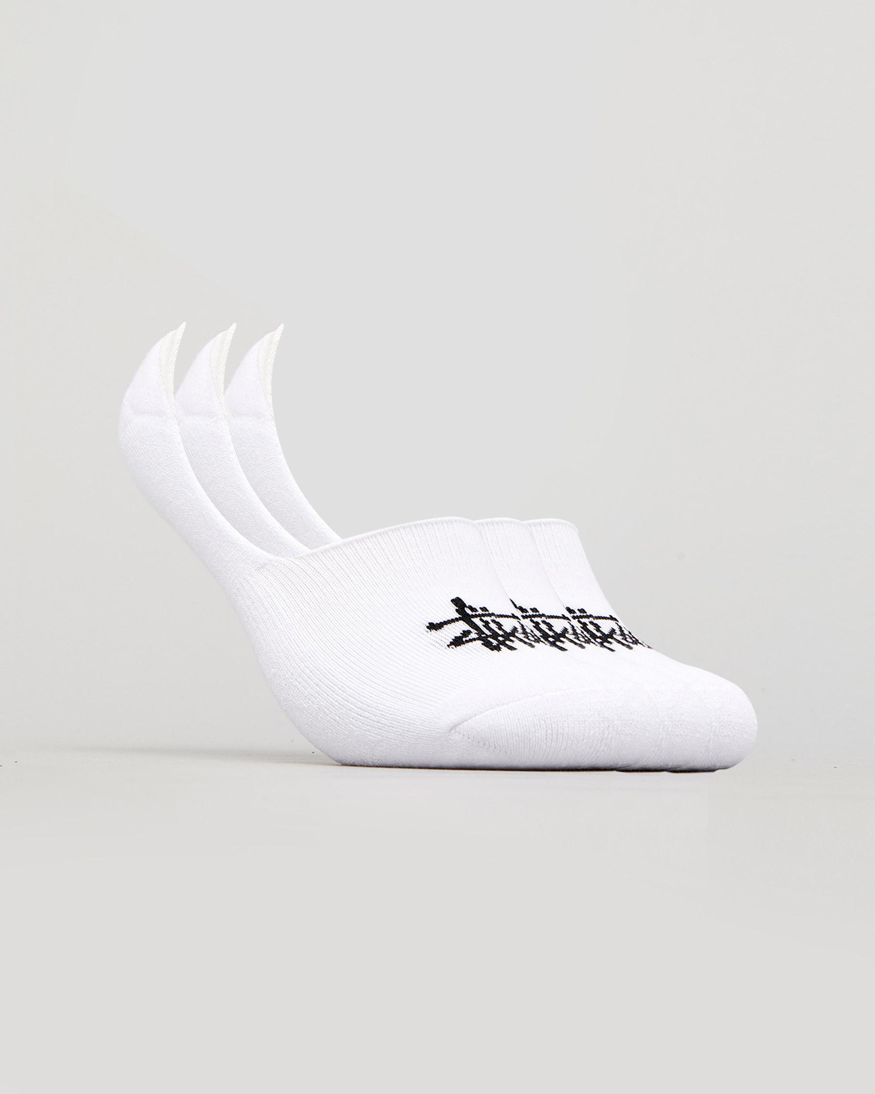 Graffiti No Show Socks 3 Pack