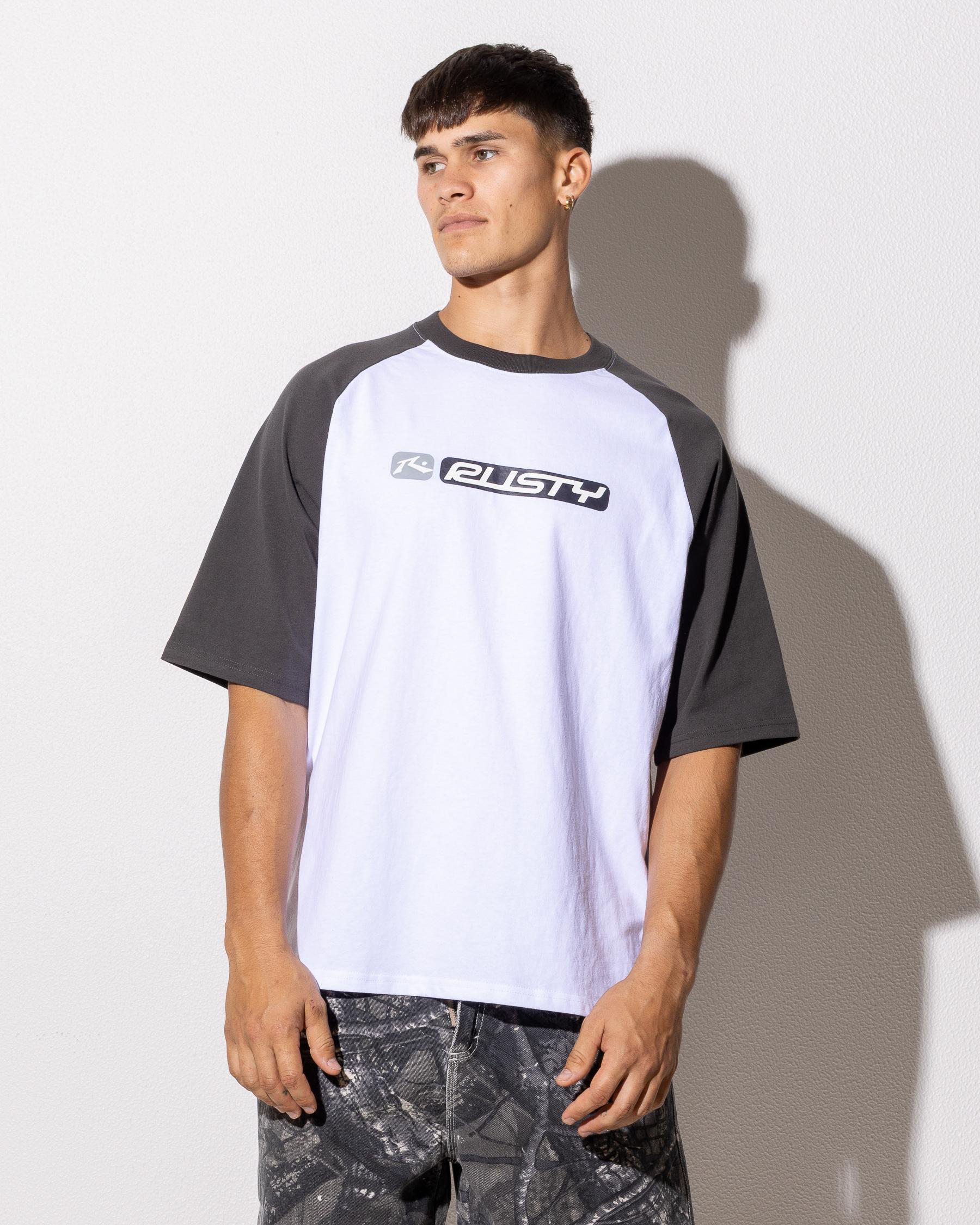 Bubble Raglan Short Sleeve T-Shirt