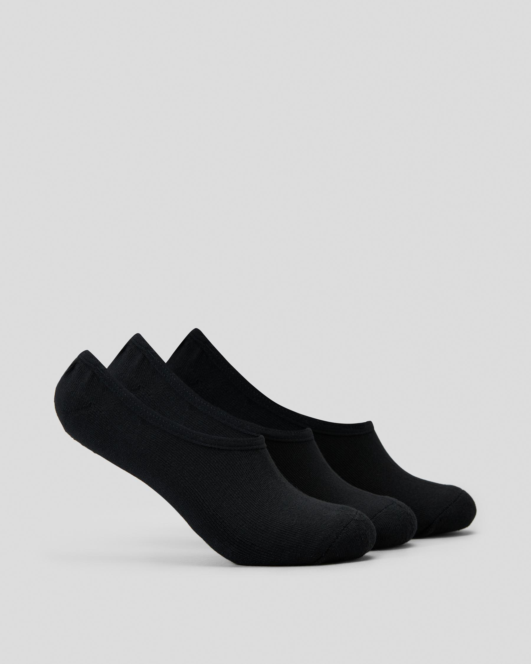 Classic No Show Socks 3 Pack