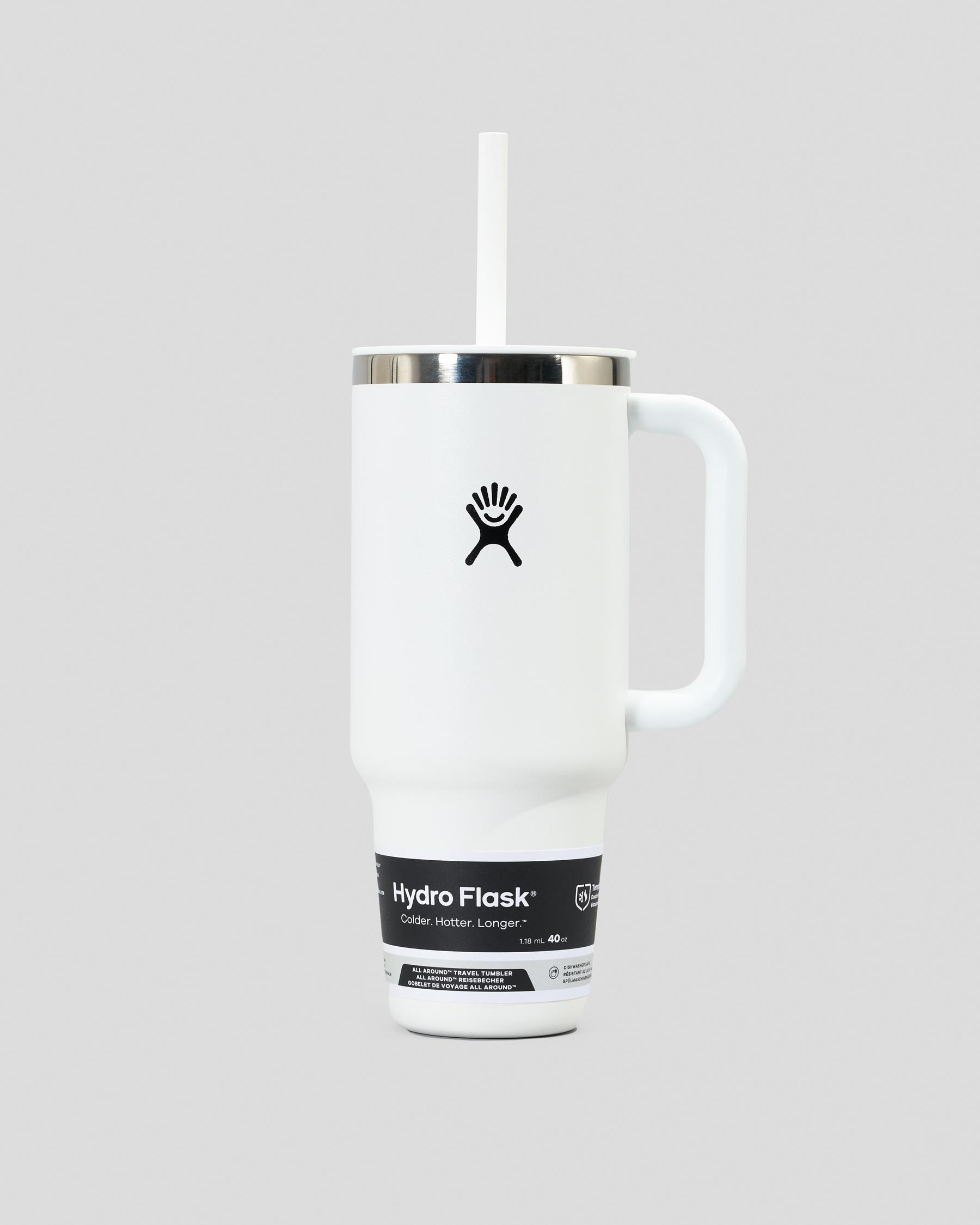 40oz Travel Tumbler with Straw Lid
