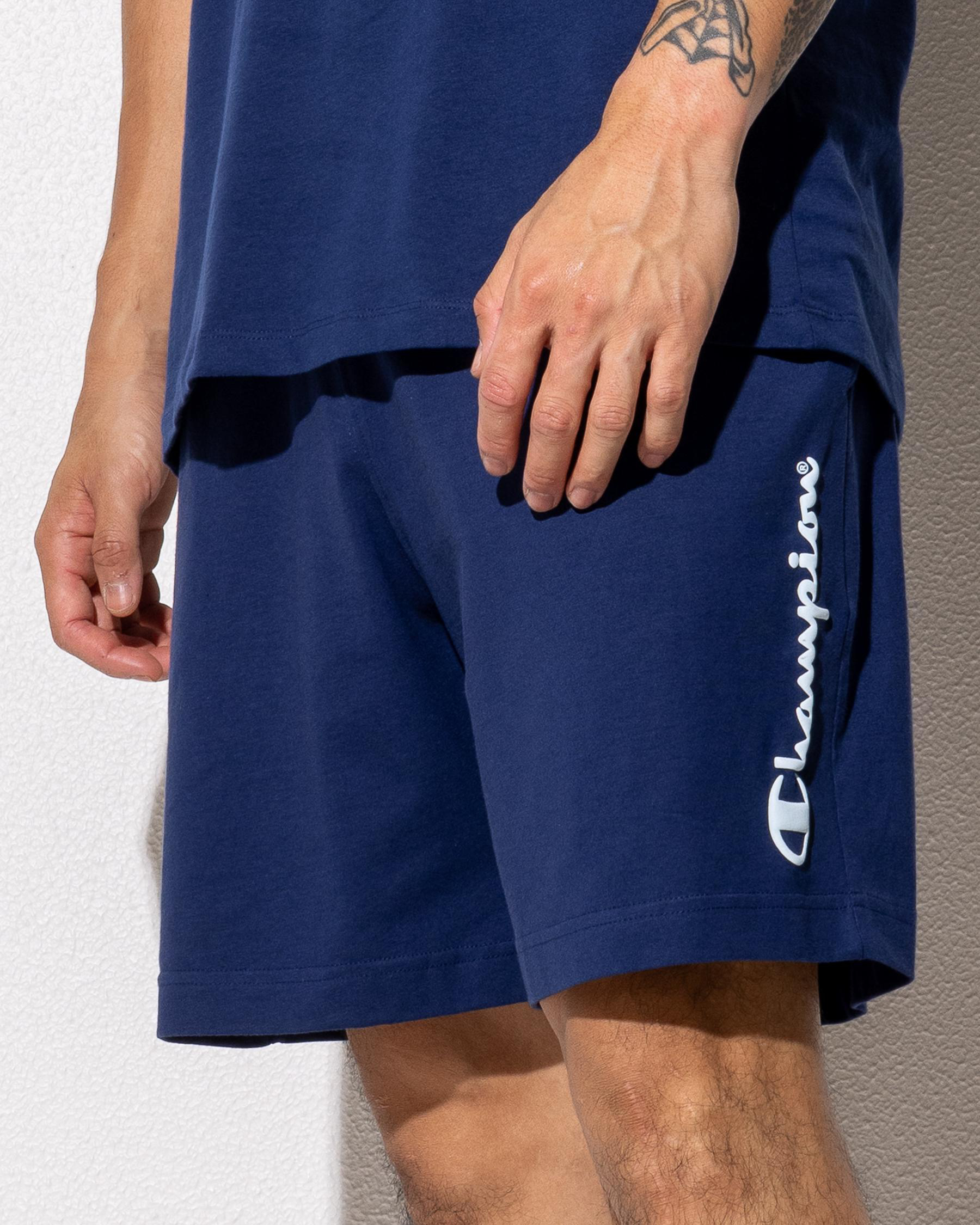 Champion Puff Script Jersey Shorts