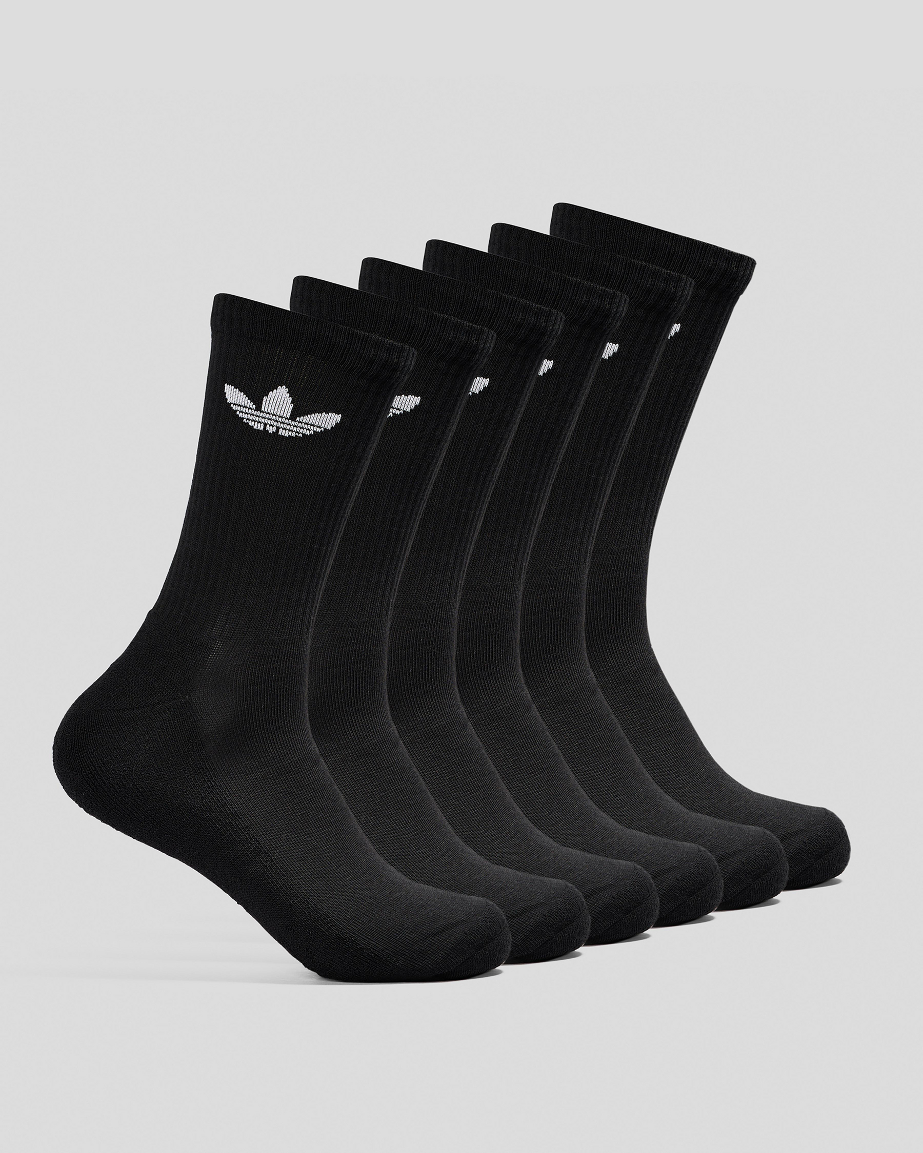 Trefoil Crew Socks 6 Pack