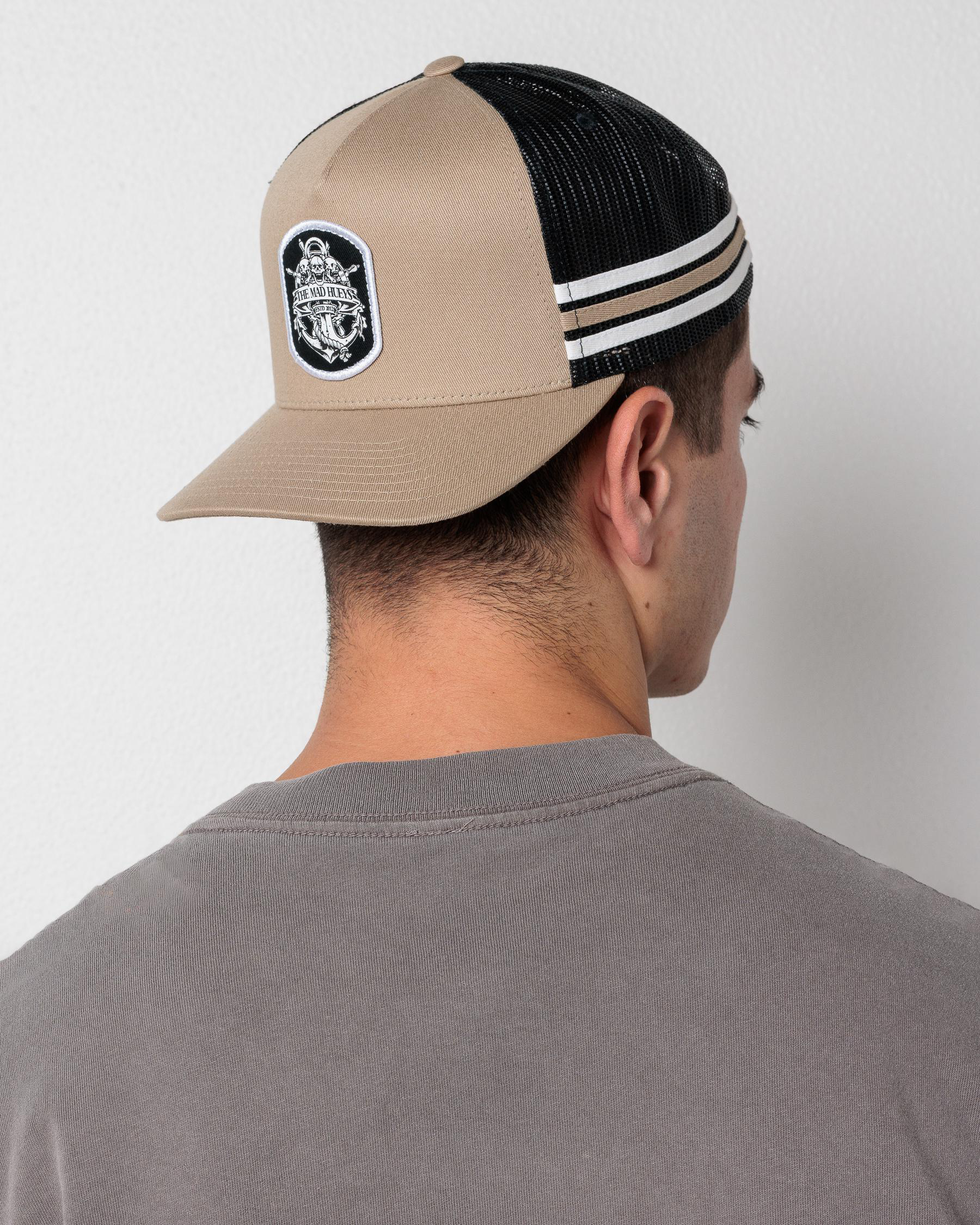 Triple Anchor Twill Trucker Cap